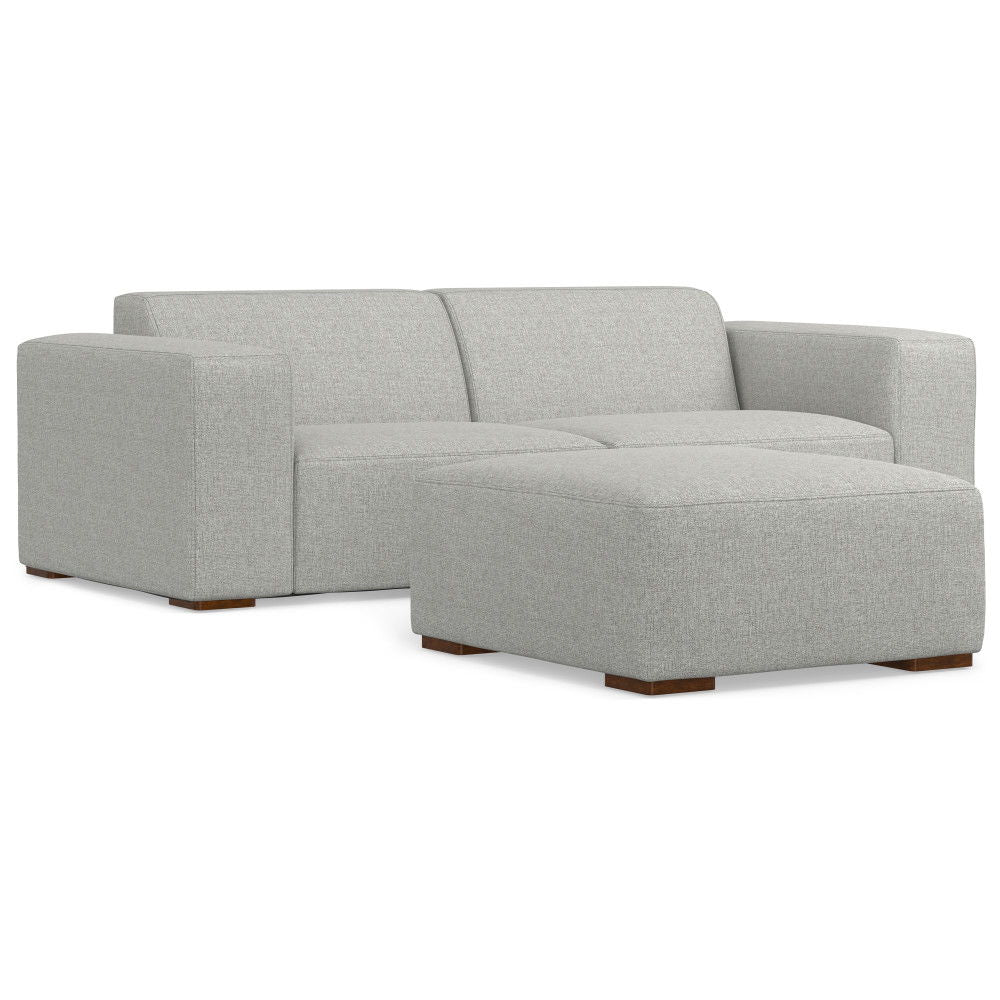 Rex - Handcrafted Sectional Sofa And Ottoman - Best Buy Furniture