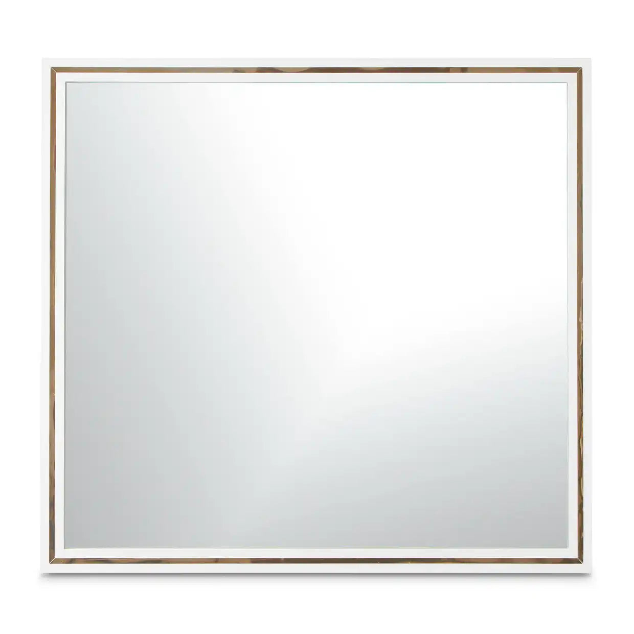 Palm Gate - Wall Mirror - Cloud White - Best Buy Furniture