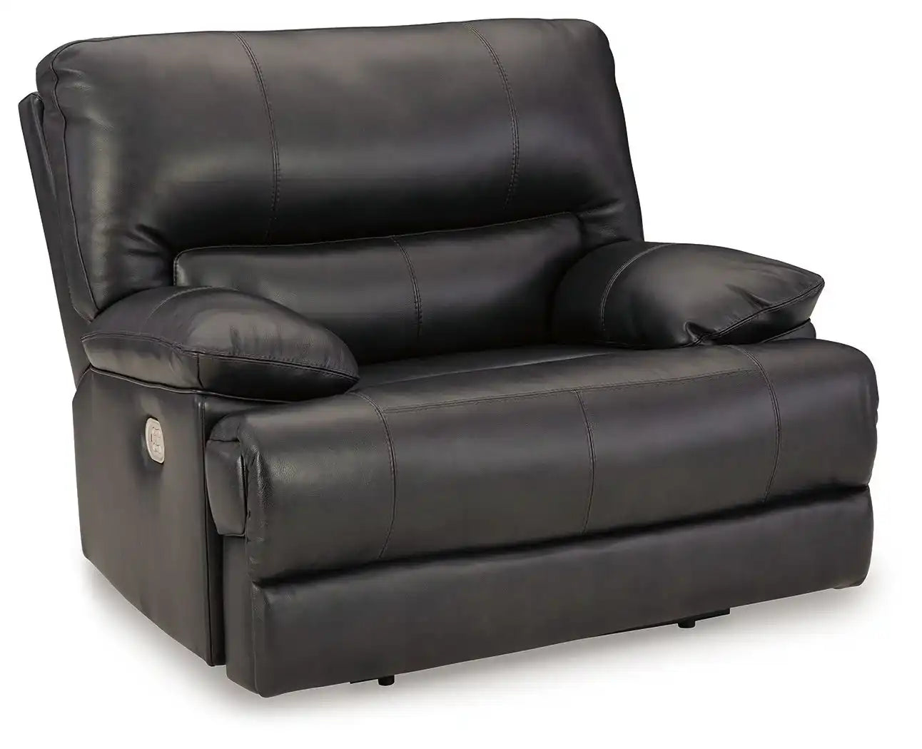 Mountainous - Power Recliner With Adj Headrest - Eclipse - Best Buy Furniture