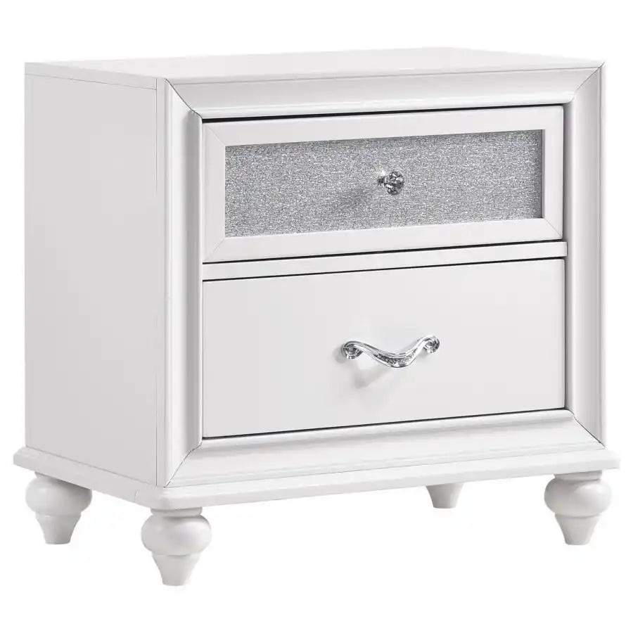 Barzini - 2-drawer Nightstand - Best Buy Furniture