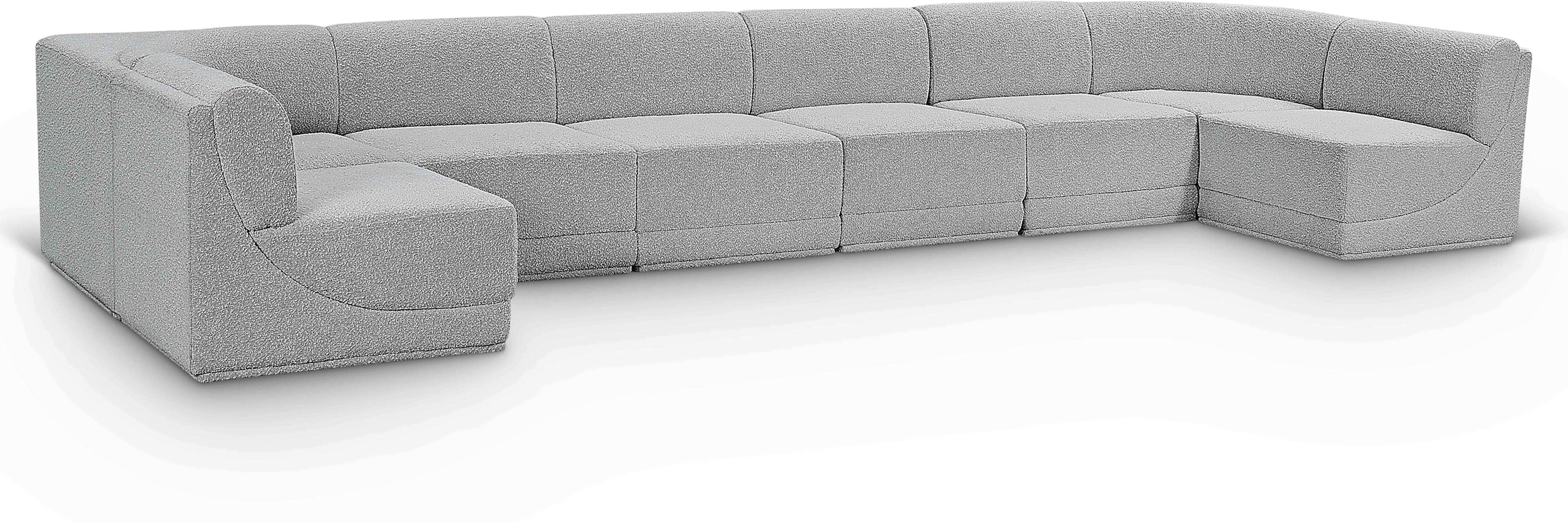Ollie - 8 Piece Modular Sectional - Best Buy Furniture