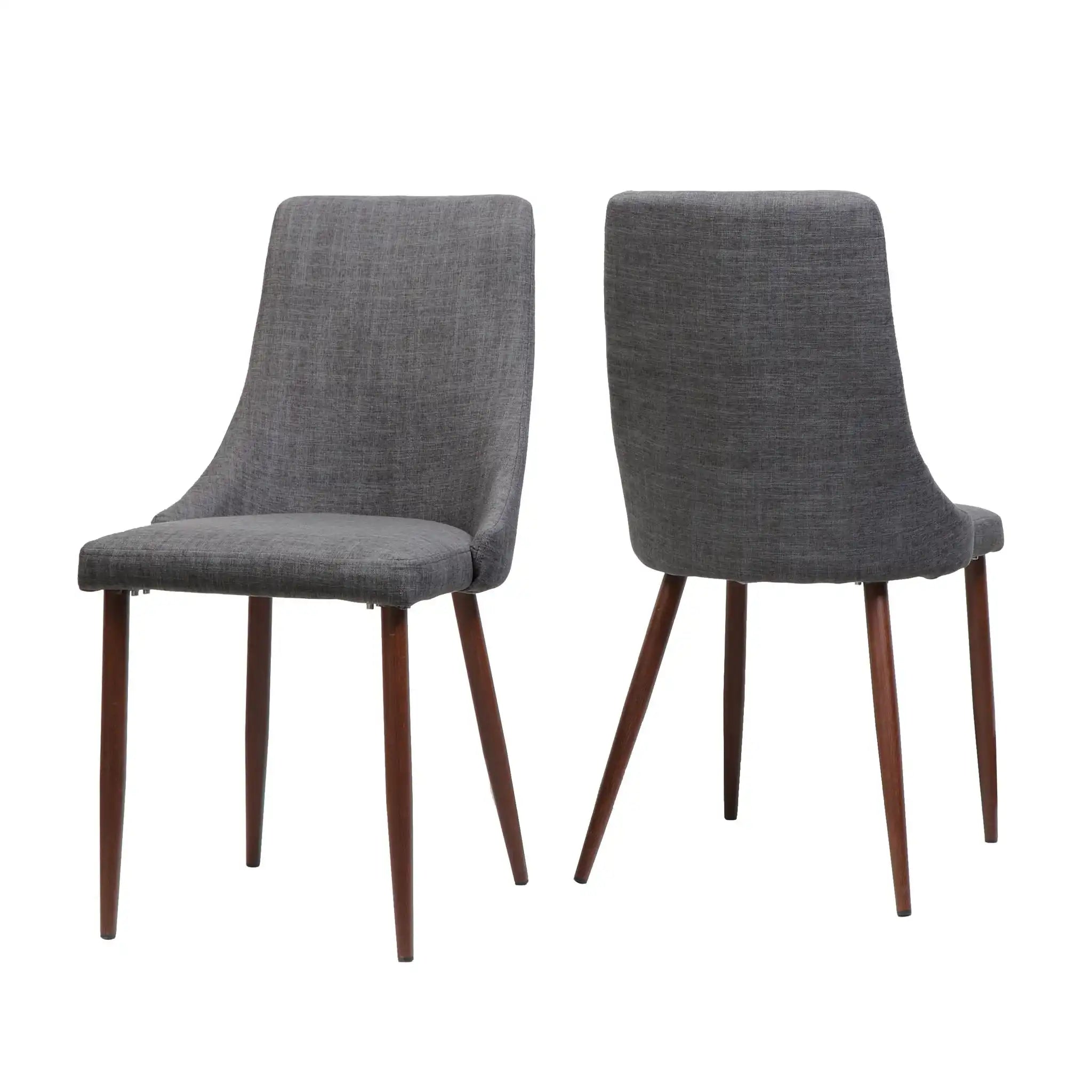 Mid Century Modern Fabric Armless Dining Chair - Best Buy Furniture