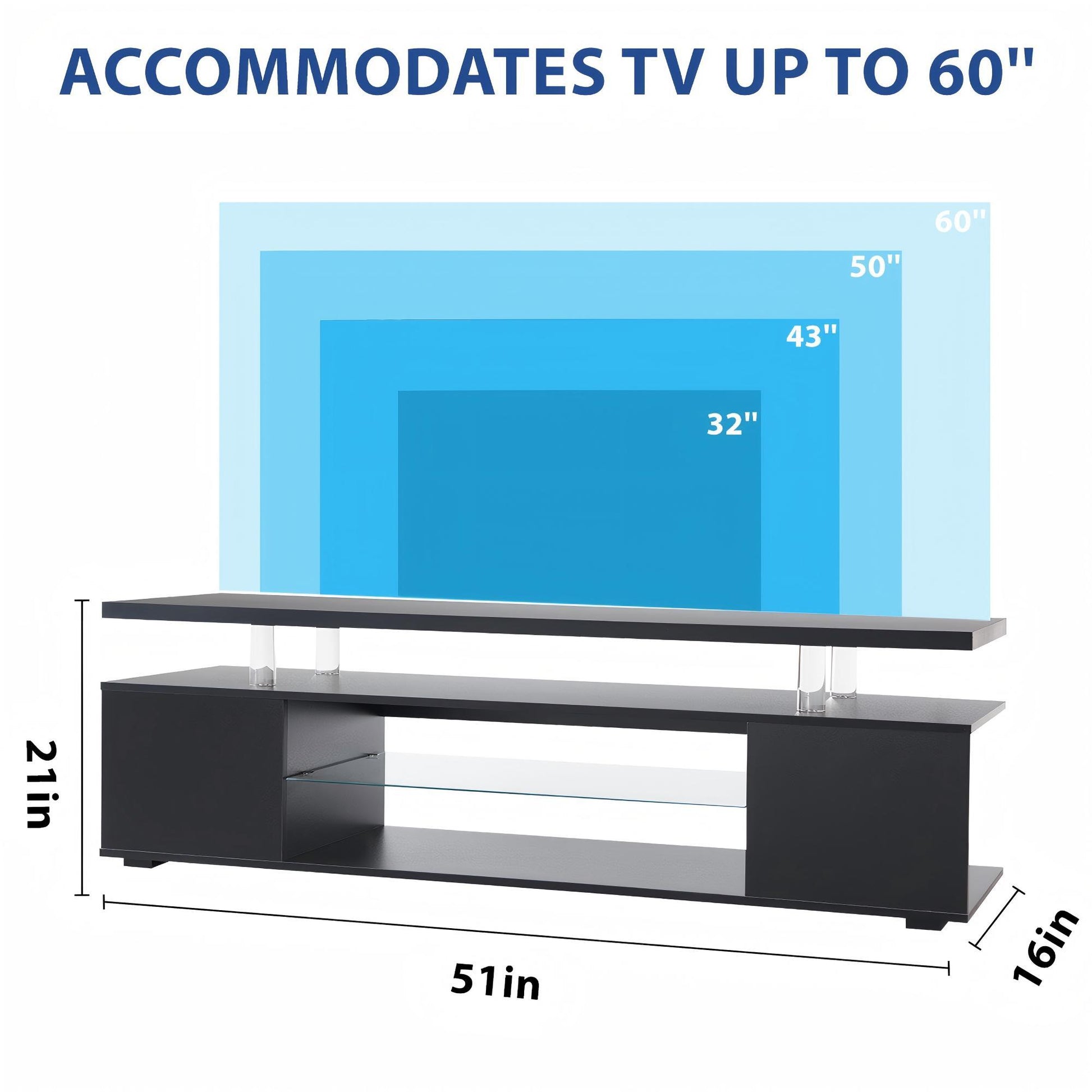 TV Stant With LED And Large Side Cabinet - Best Buy Furniture