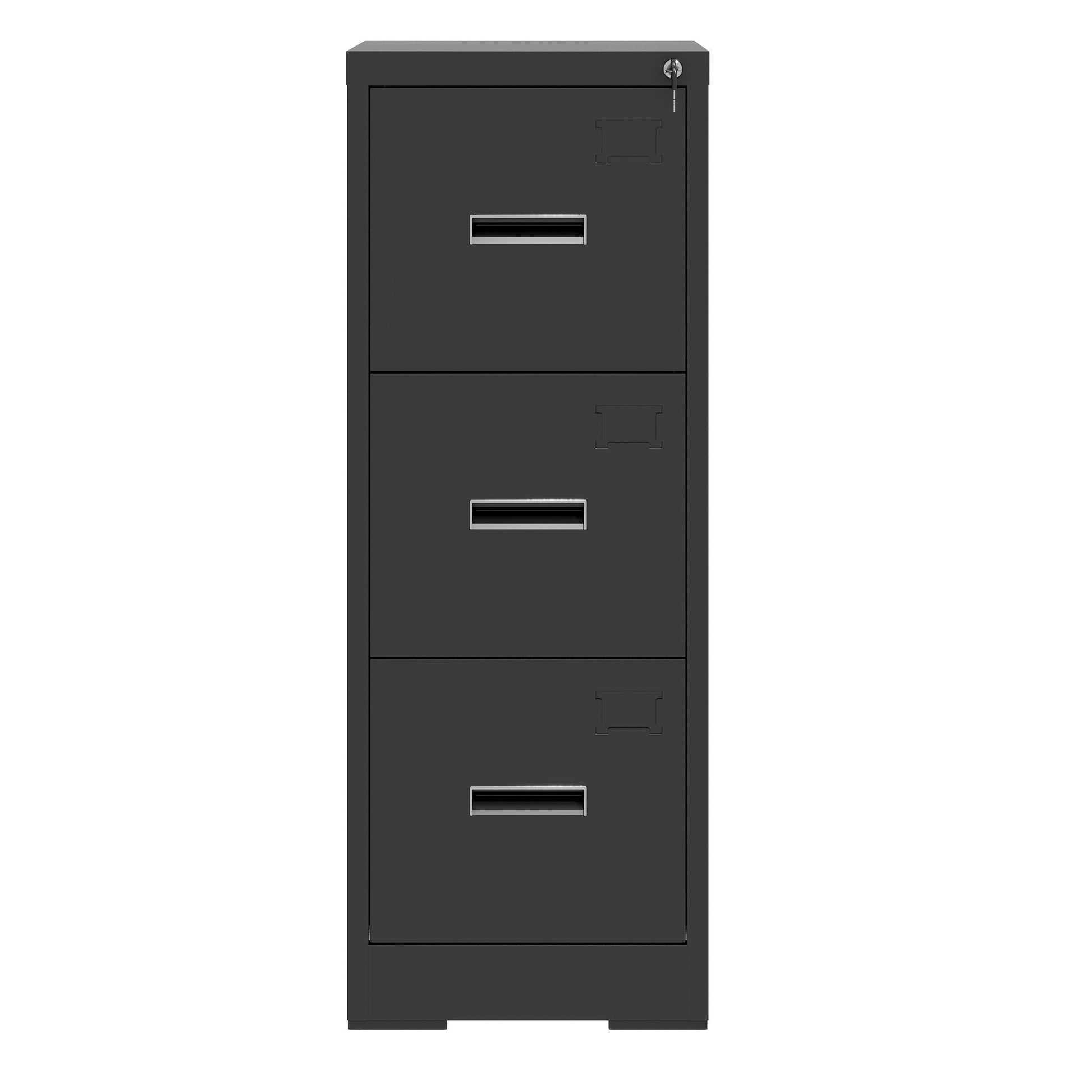 Modern Drawer Metal Vertical File Cabinet With Lock And Card Slot For Office - Best Buy Furniture