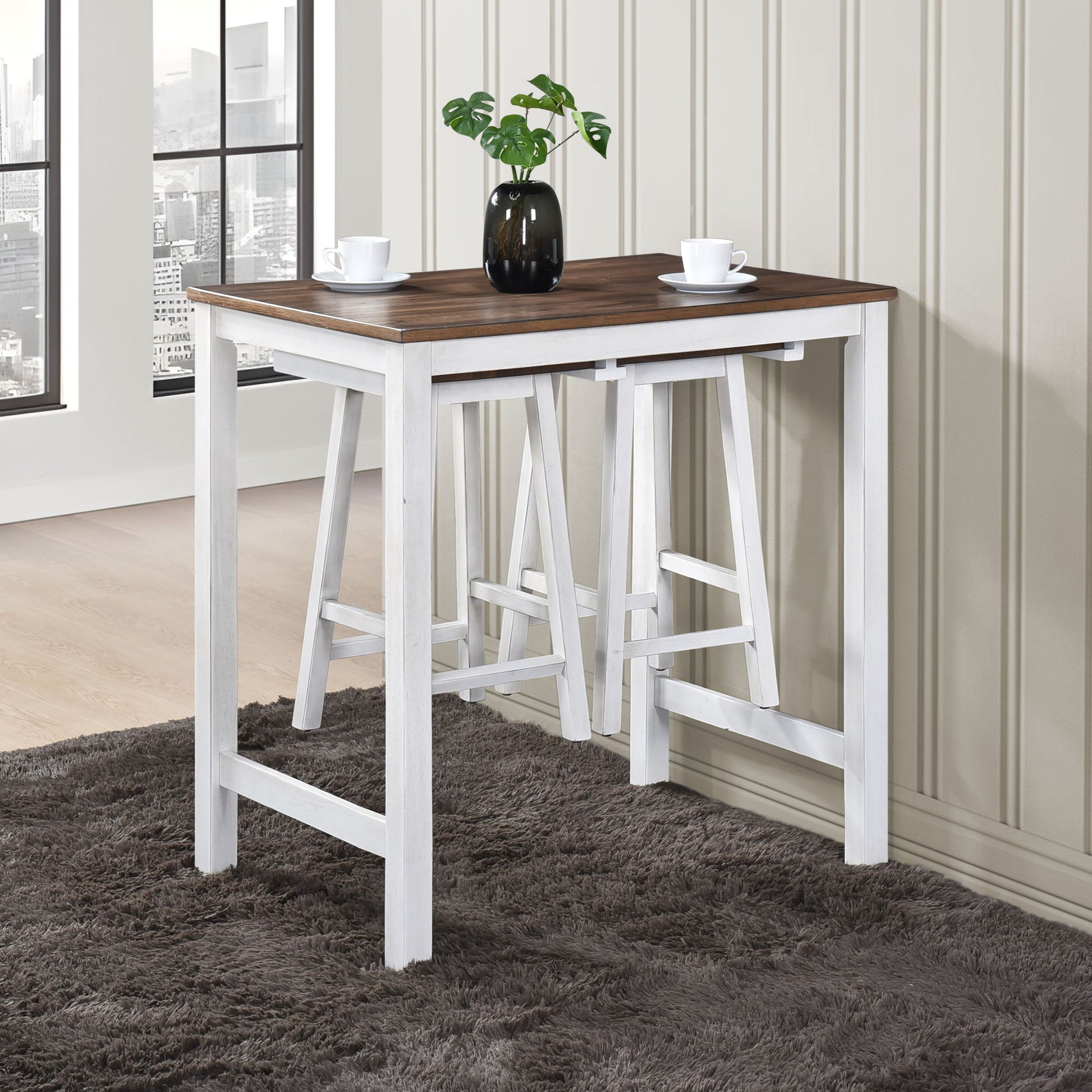 3 Pieces Counter Height Set - Best Buy Furniture