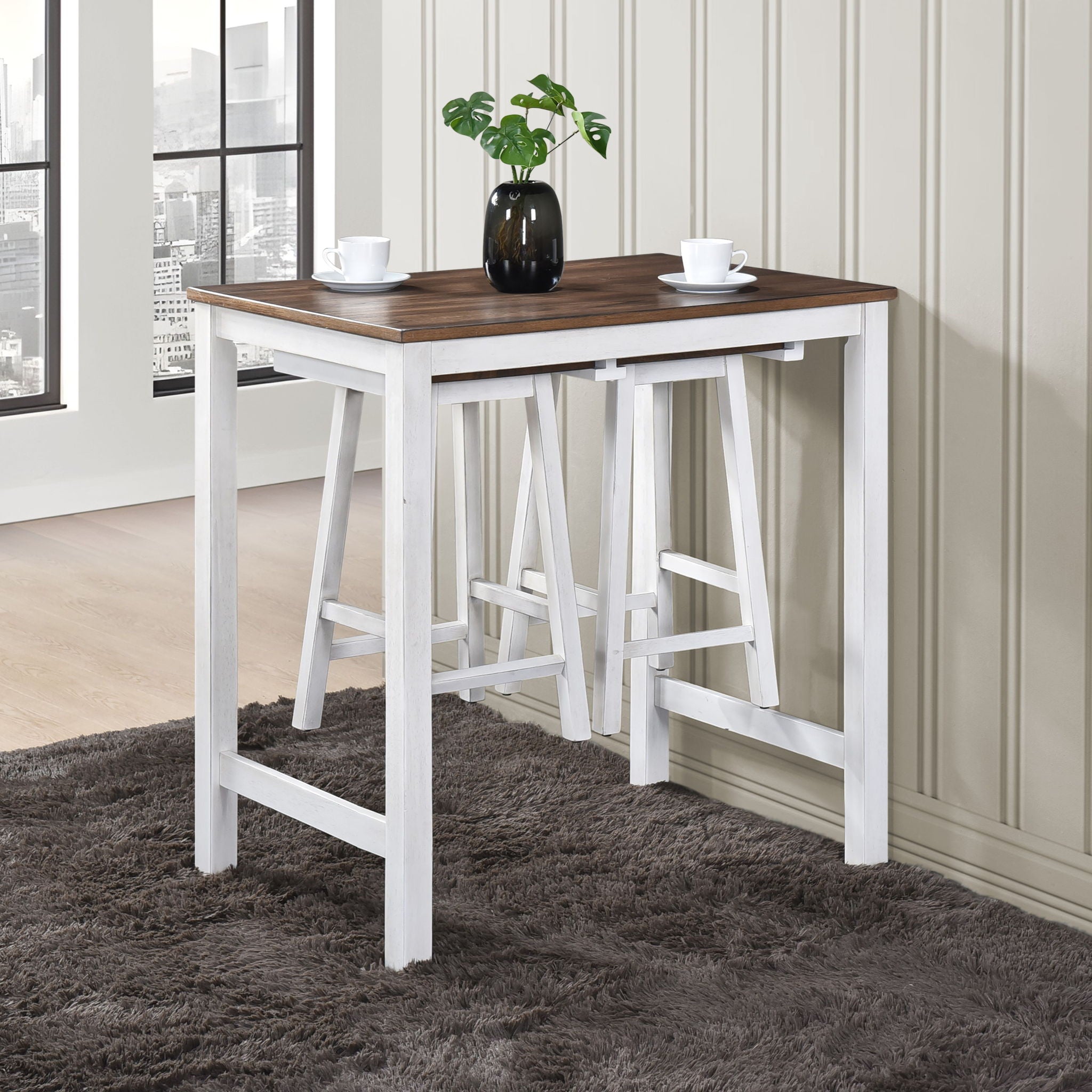 3 Pieces Counter Height Set - Best Buy Furniture