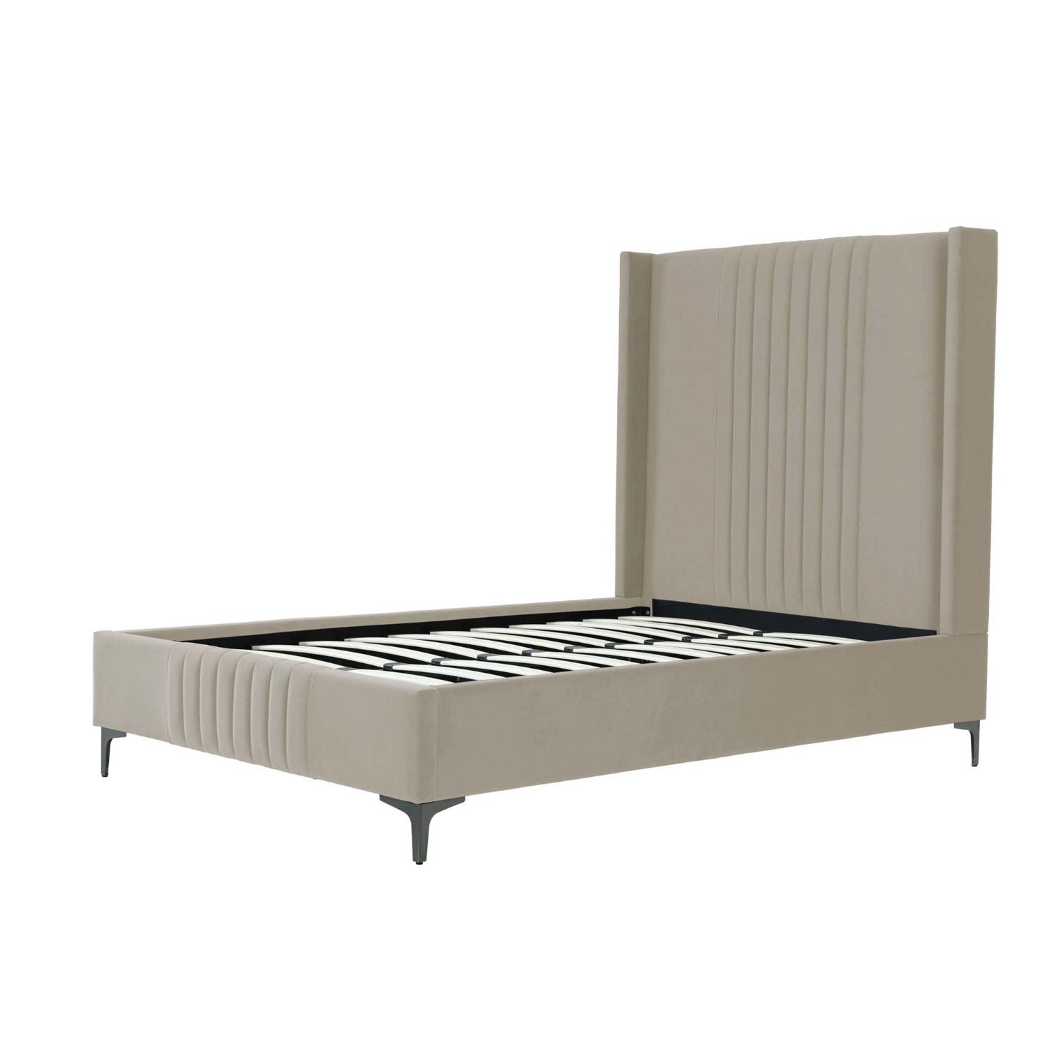 Promenade - Bed With Upholstered Headboard And Slats