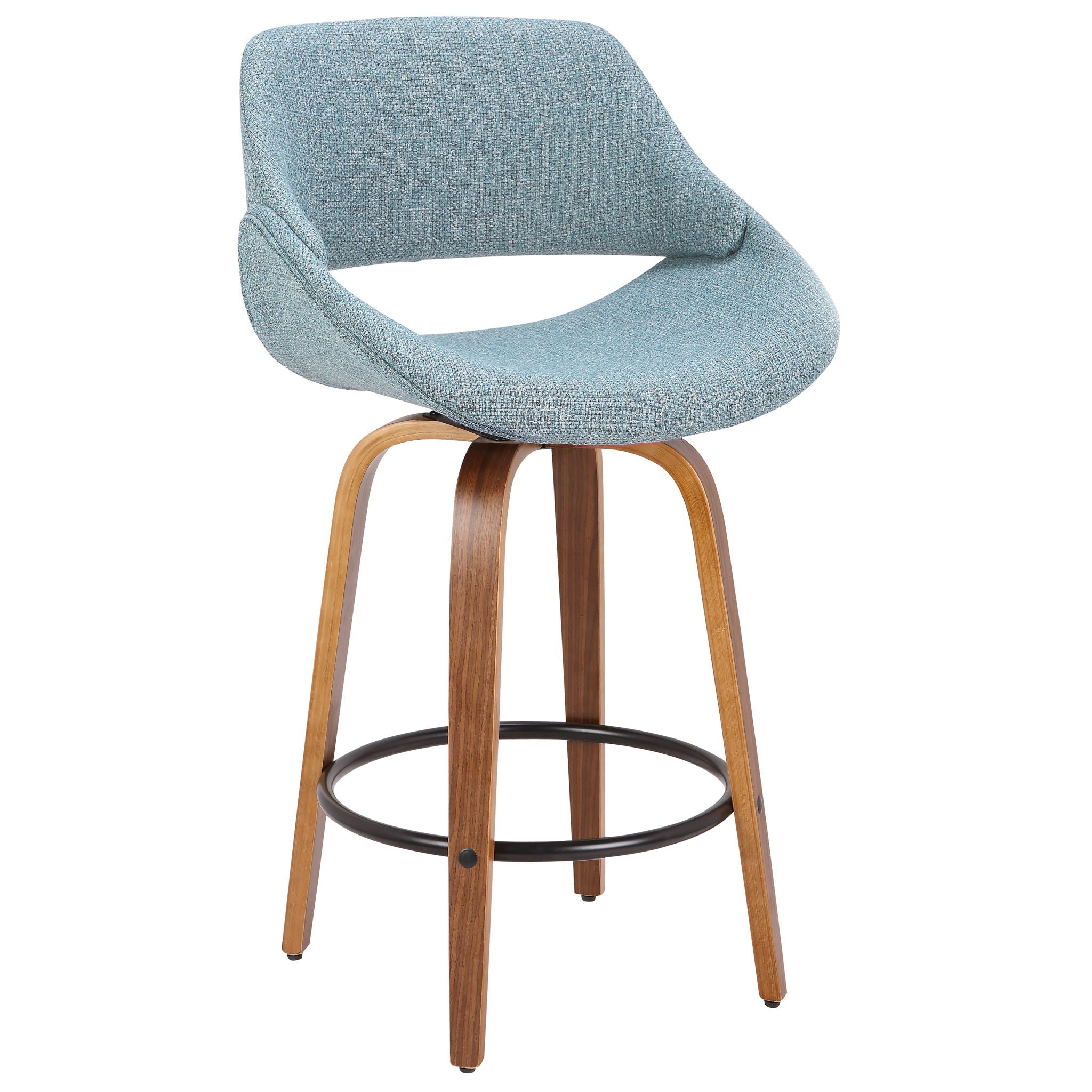 Fabrico - Mid Century Inviting Design Modern Counter Stool - Best Buy Furniture