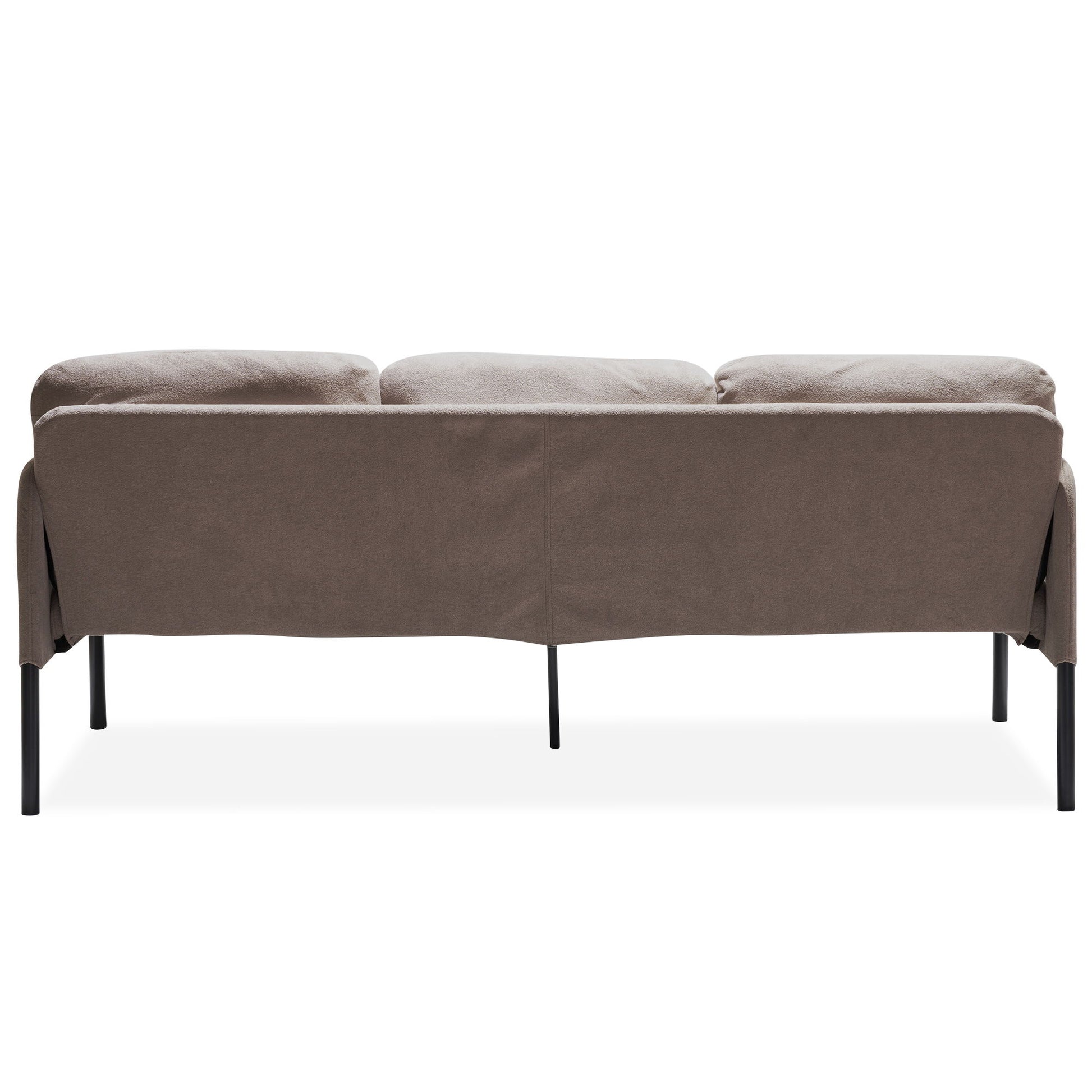 Modern L Shaped 3 Seater Sofa With Ottoman, Upholstered Couch For Small Spaces - Best Buy Furniture