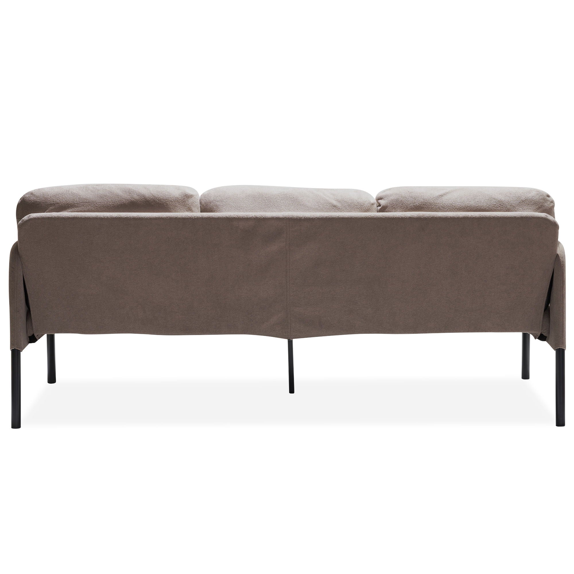 Modern L Shaped 3 Seater Sofa With Ottoman, Upholstered Couch For Small Spaces - Best Buy Furniture