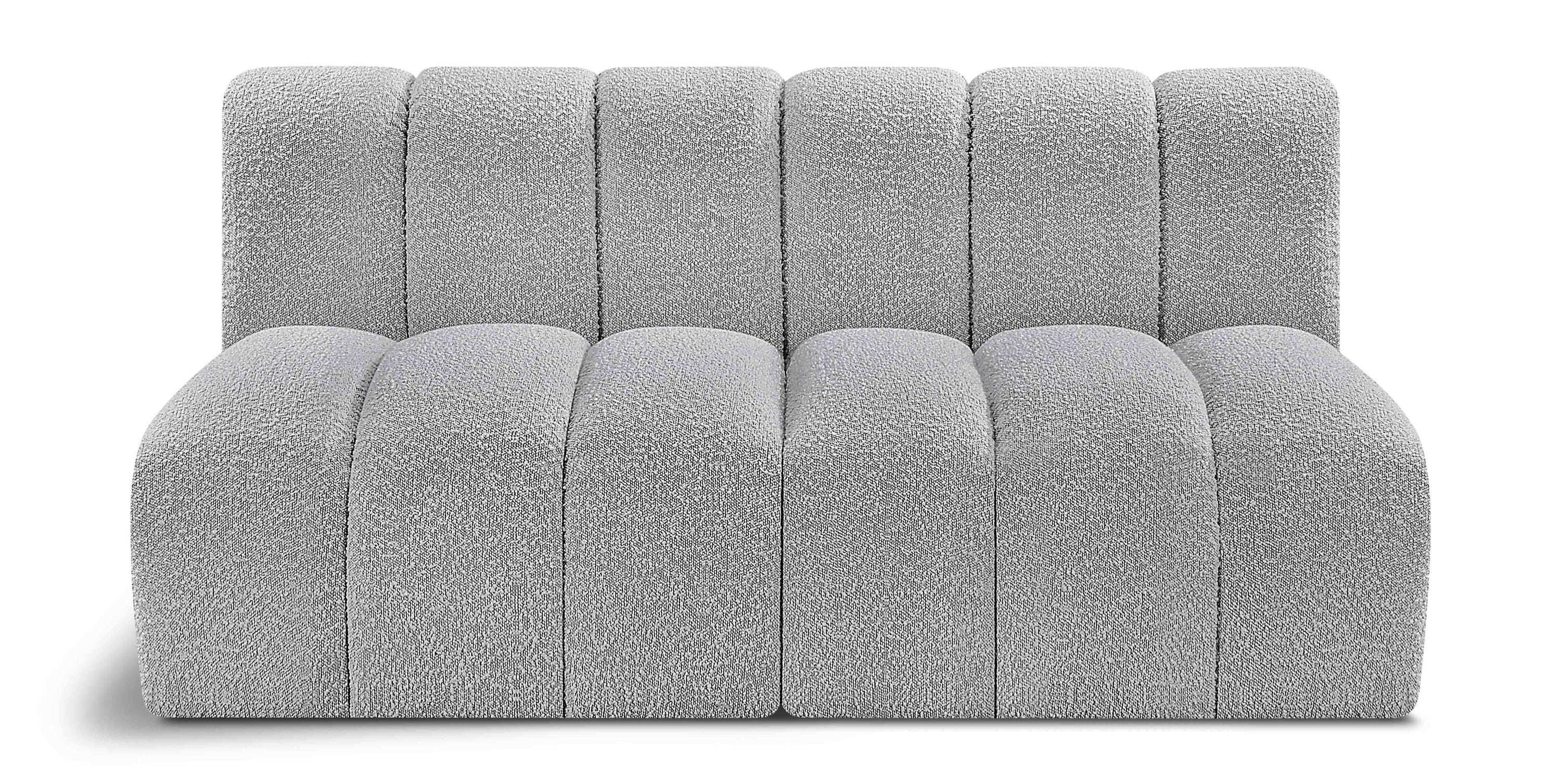 Arc - Boucle Fabric 2 Seats Modular Sofa - Best Buy Furniture