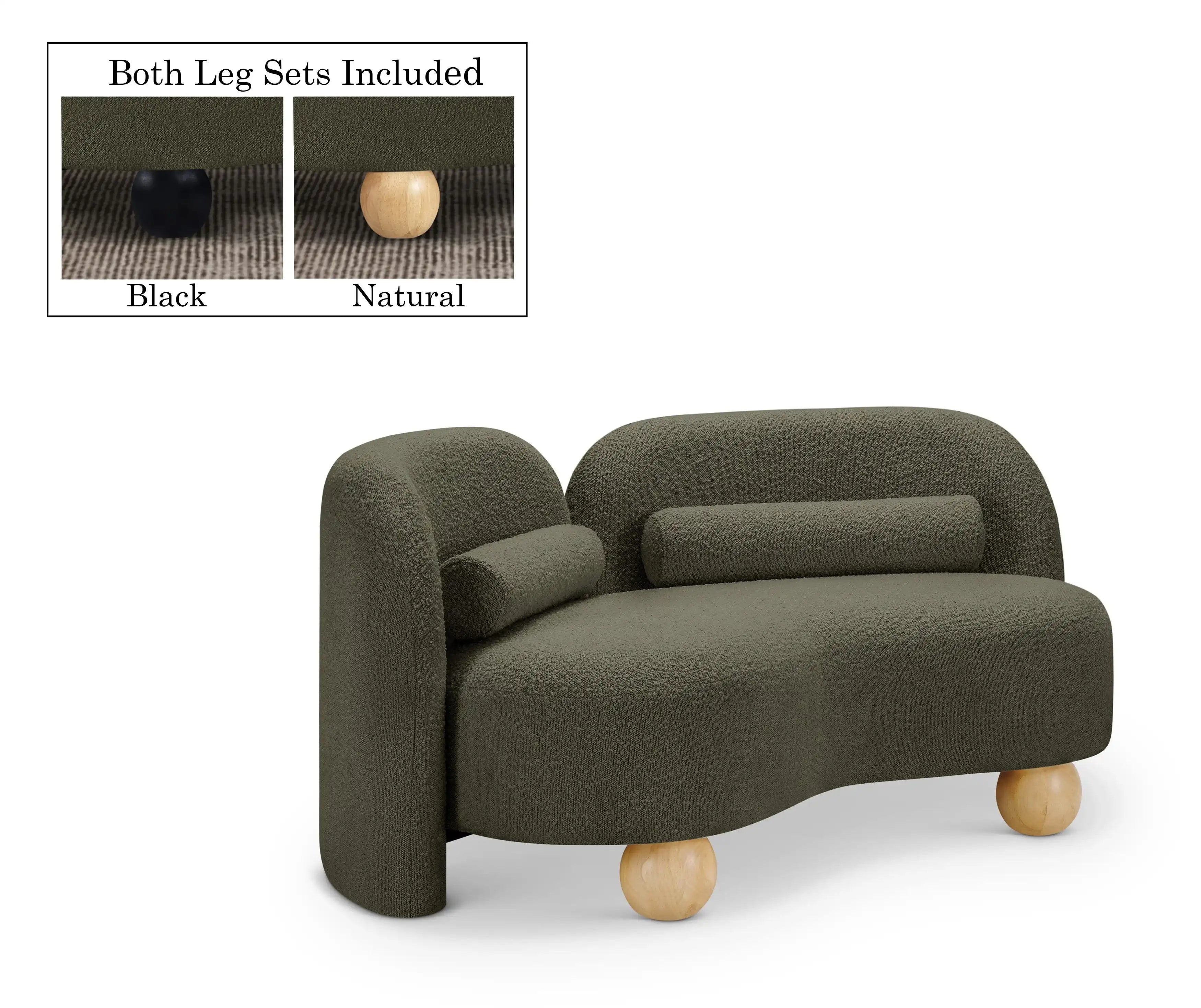 Daphne - Boucle Loveseat - Best Buy Furniture