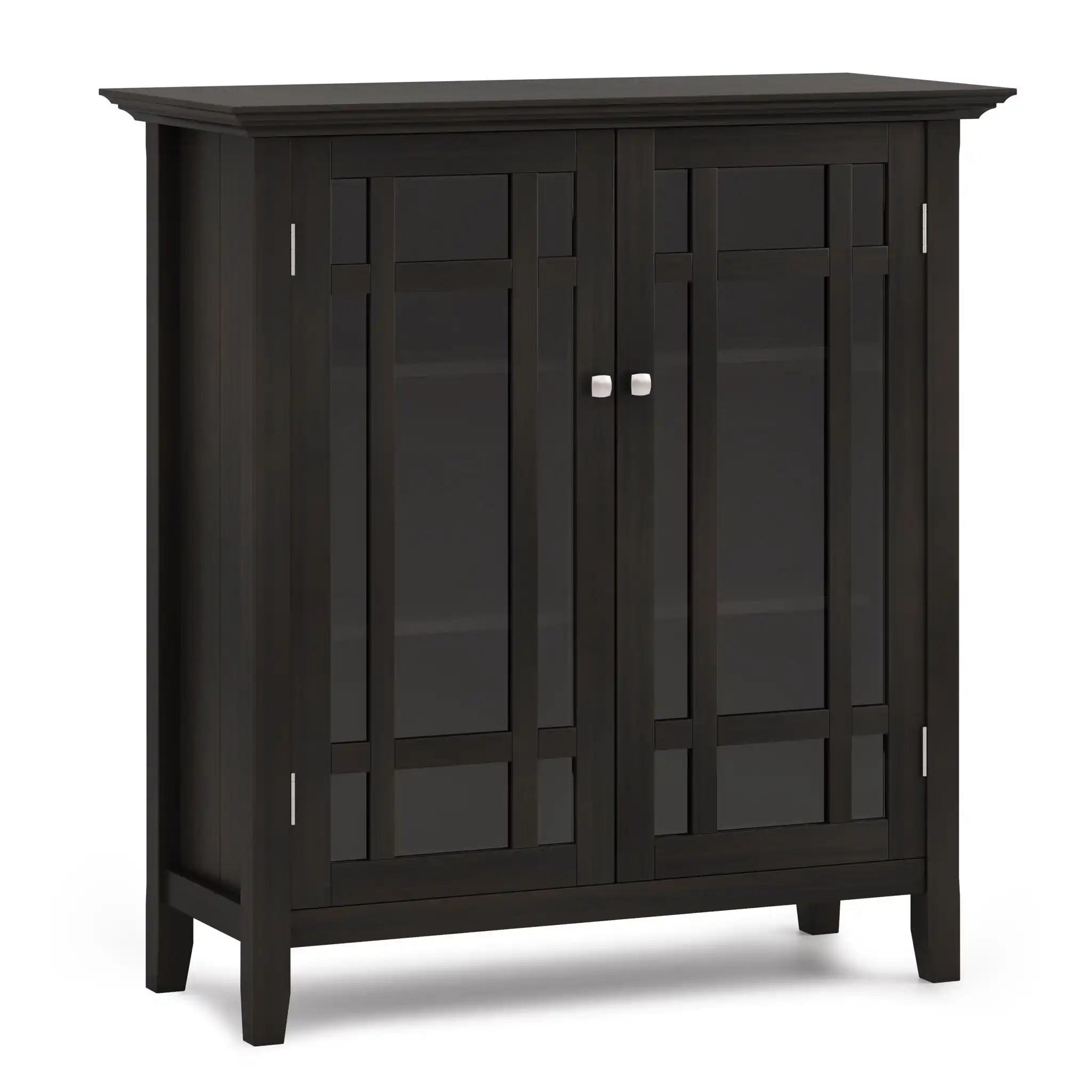 Bedford - Medium Storage Cabinet - Hickory Brown - Best Buy Furniture