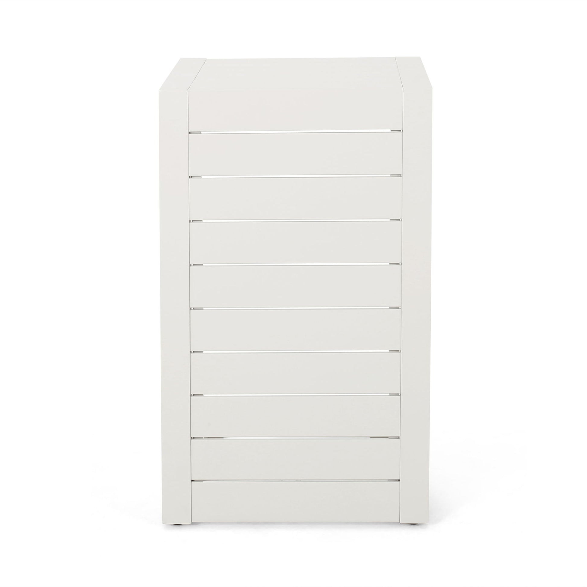 Aluminum Outdoor C - Shaped Side Table For Patio - Best Buy Furniture