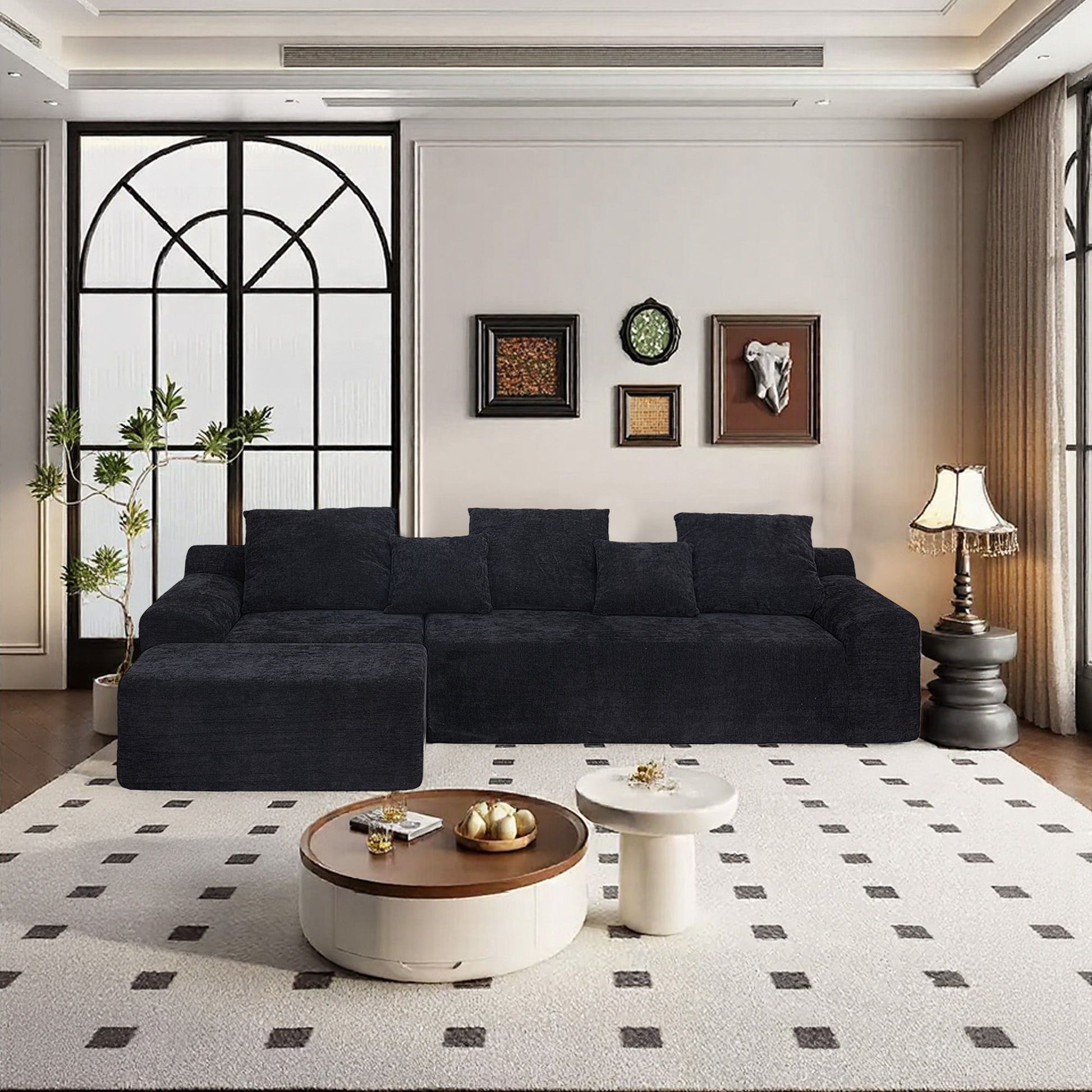 Modern L Shaped Sectional Sofa With Adjustable Configurations - Best Buy Furniture