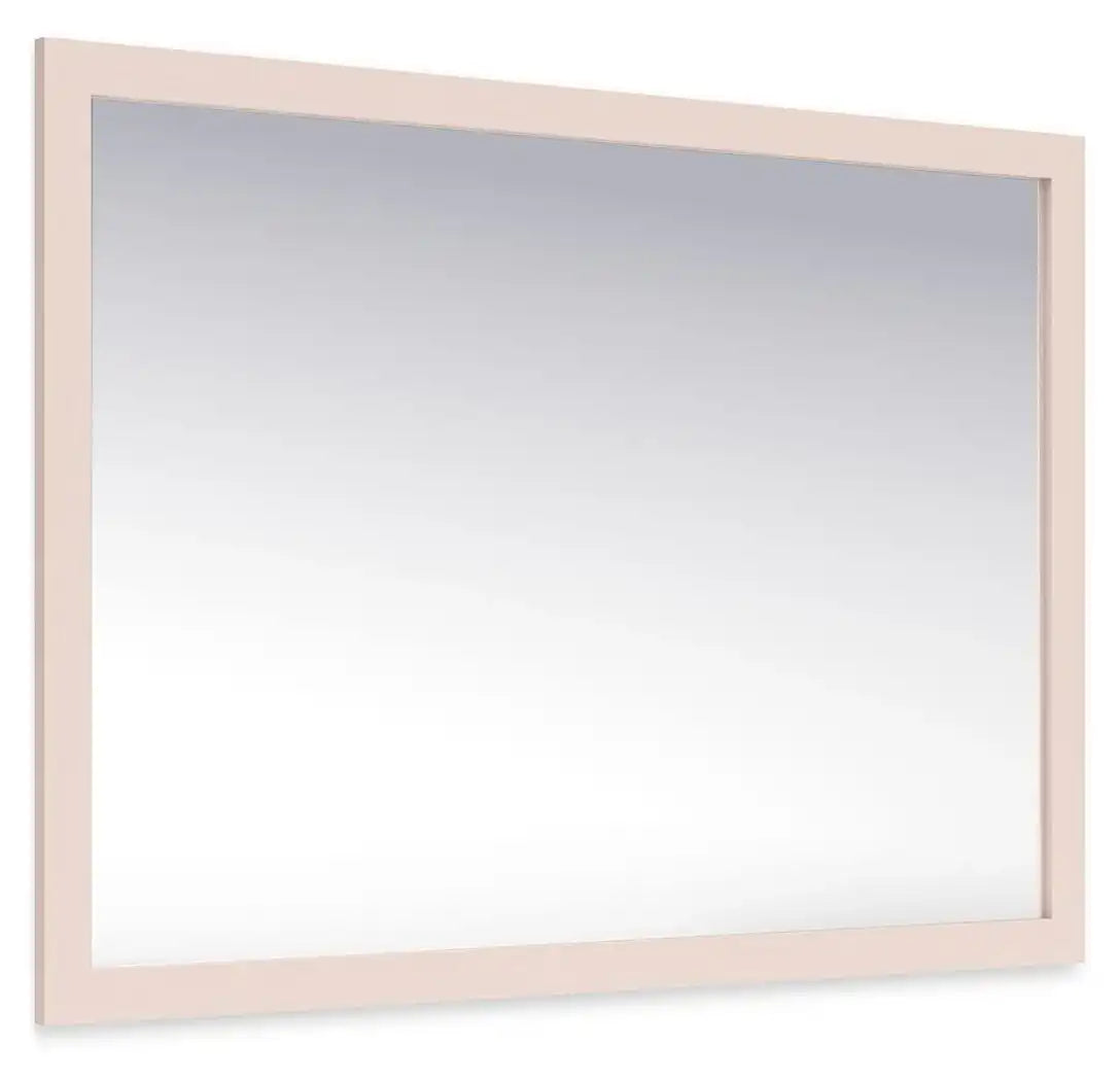 Wistenpine - Bedroom Mirror - Blush - Best Buy Furniture