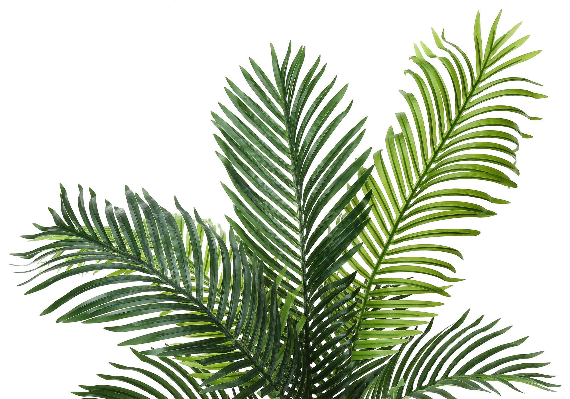 47" Tall, Artificial Plant, Palm Tree, Indoor, Faux, Fake, Floor, Greenery, Potted, Real Touch, Decorative - Green / Black - Best Buy Furniture