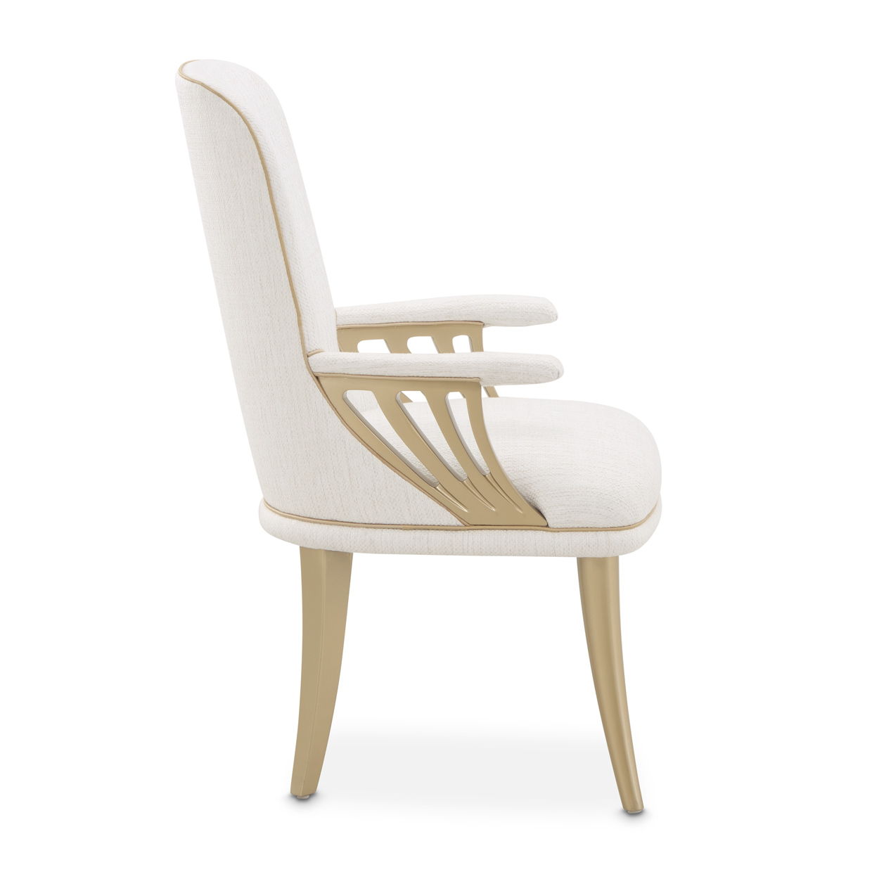 La Terrazza - Dining Arm Chair (Set of 2) - Creamy Pearl - Best Buy Furniture
