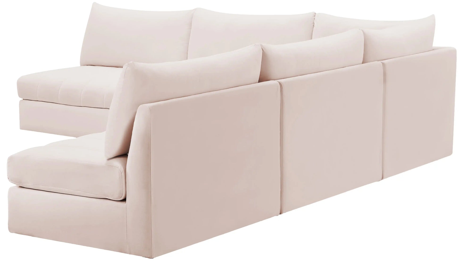 Jacob - Modular Corner Armless Sectional 5 Piece - Best Buy Furniture