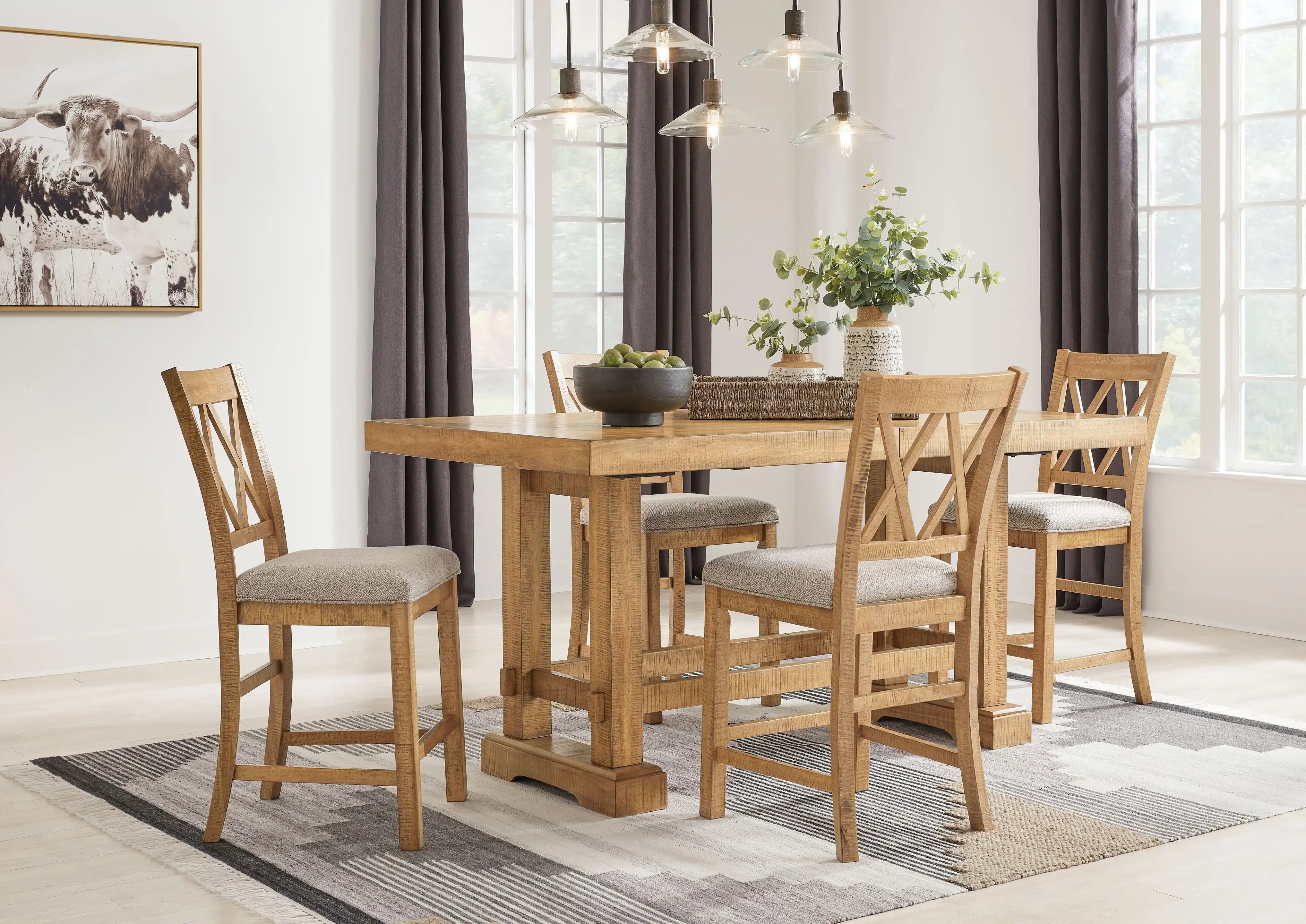 Havonplane - Counter Dining Set - Best Buy Furniture
