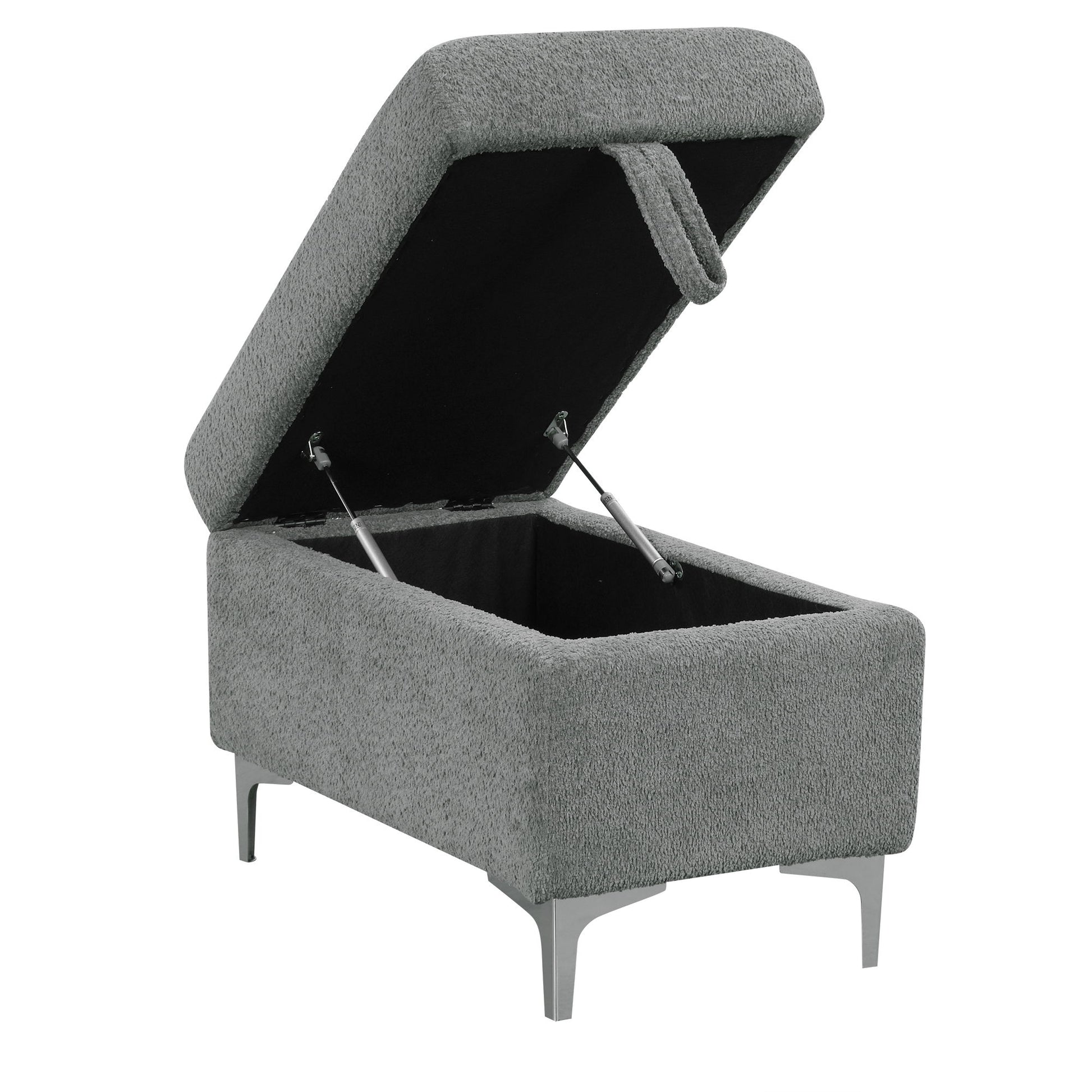 Versatile L Shaped Sofa Bed With Storage, Cup Holders, USB Ports Chenille - Best Buy Furniture