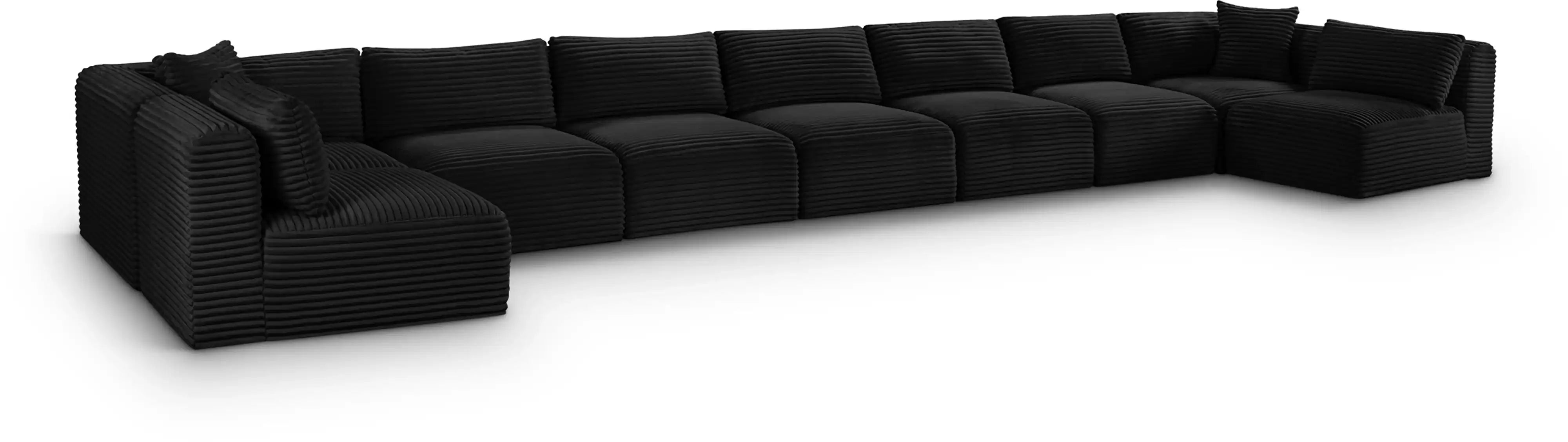 Shaggy - 9 Piece Modular Sectional - Best Buy Furniture