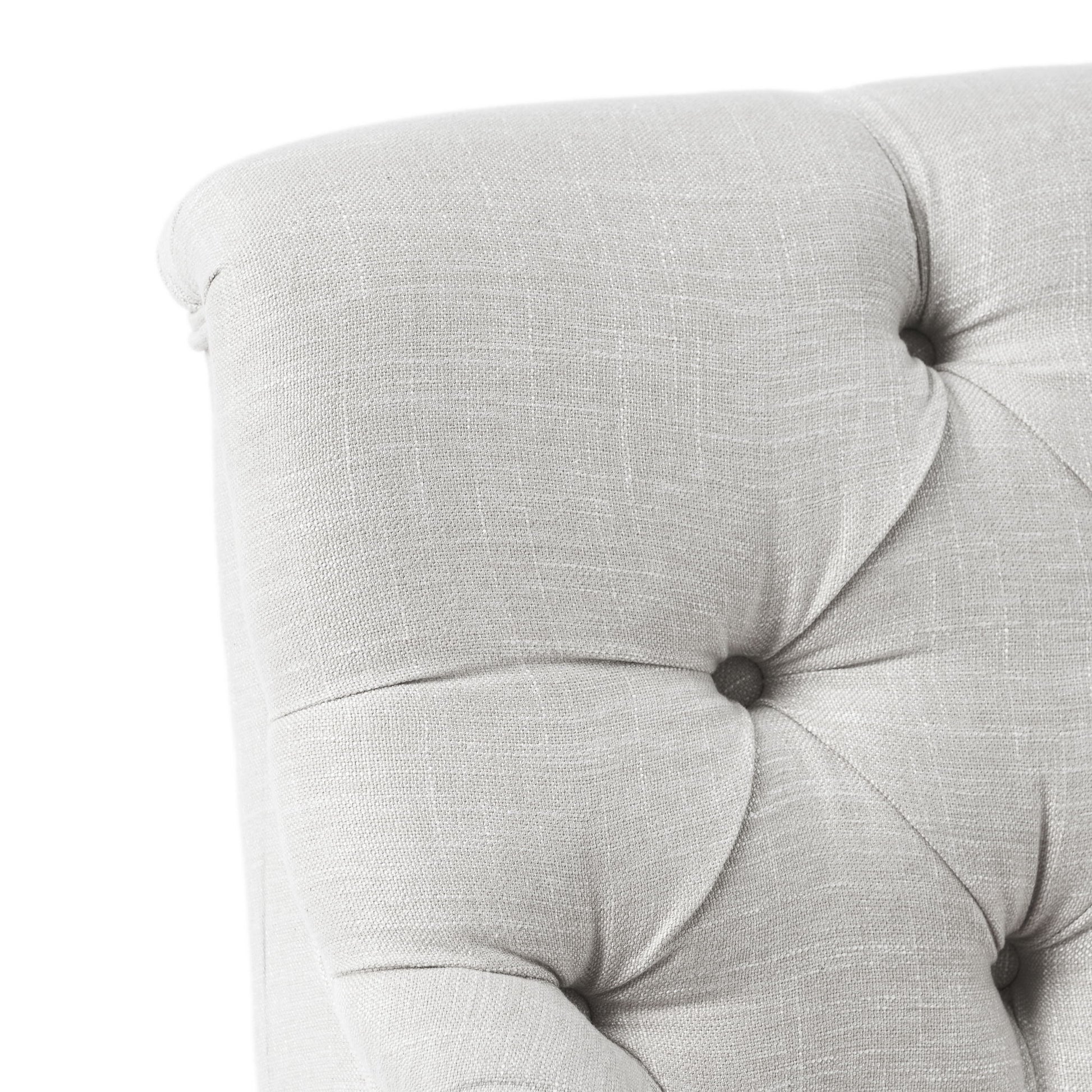 Nicole - French Style Upholstered Loveseat With Tufted Backrest - Best Buy Furniture