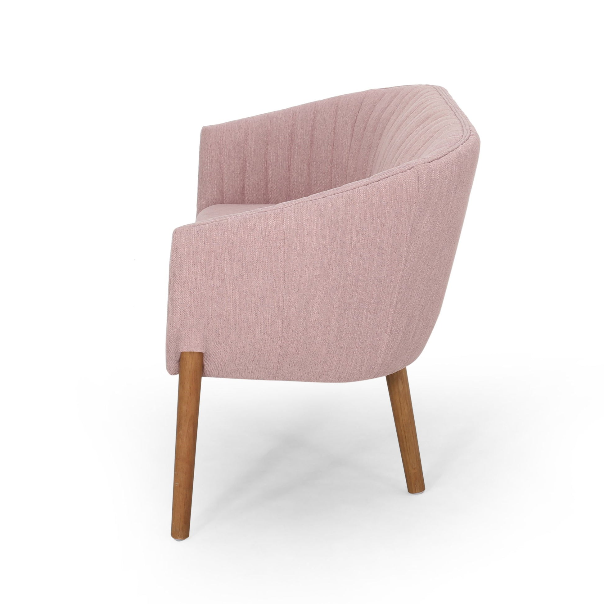 Mid Century Modern Loveseat With Channel Stitched Backrest - Best Buy Furniture