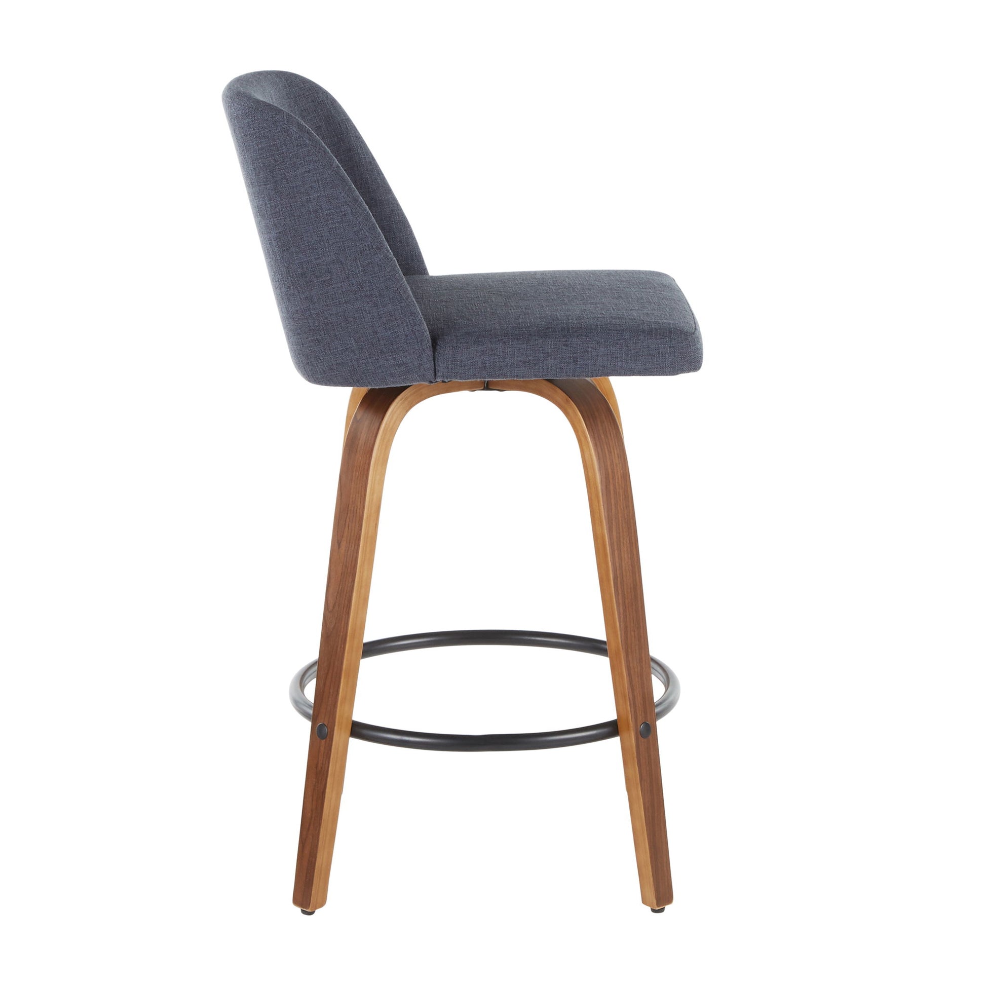 Toriano - Mid Century Modern, Counter Stool (Set of 2) - Best Buy Furniture