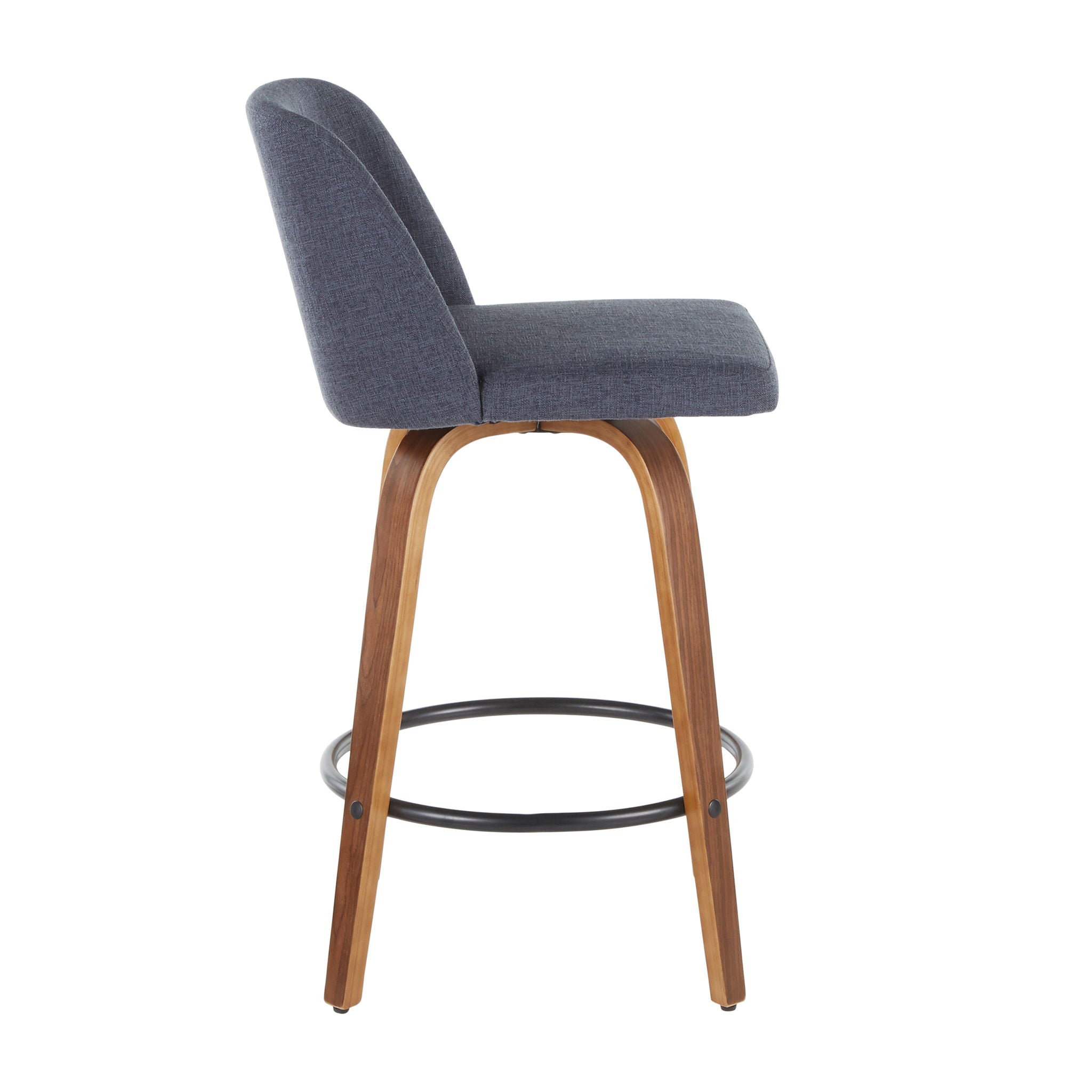 Toriano - Mid Century Modern, Counter Stool (Set of 2) - Best Buy Furniture