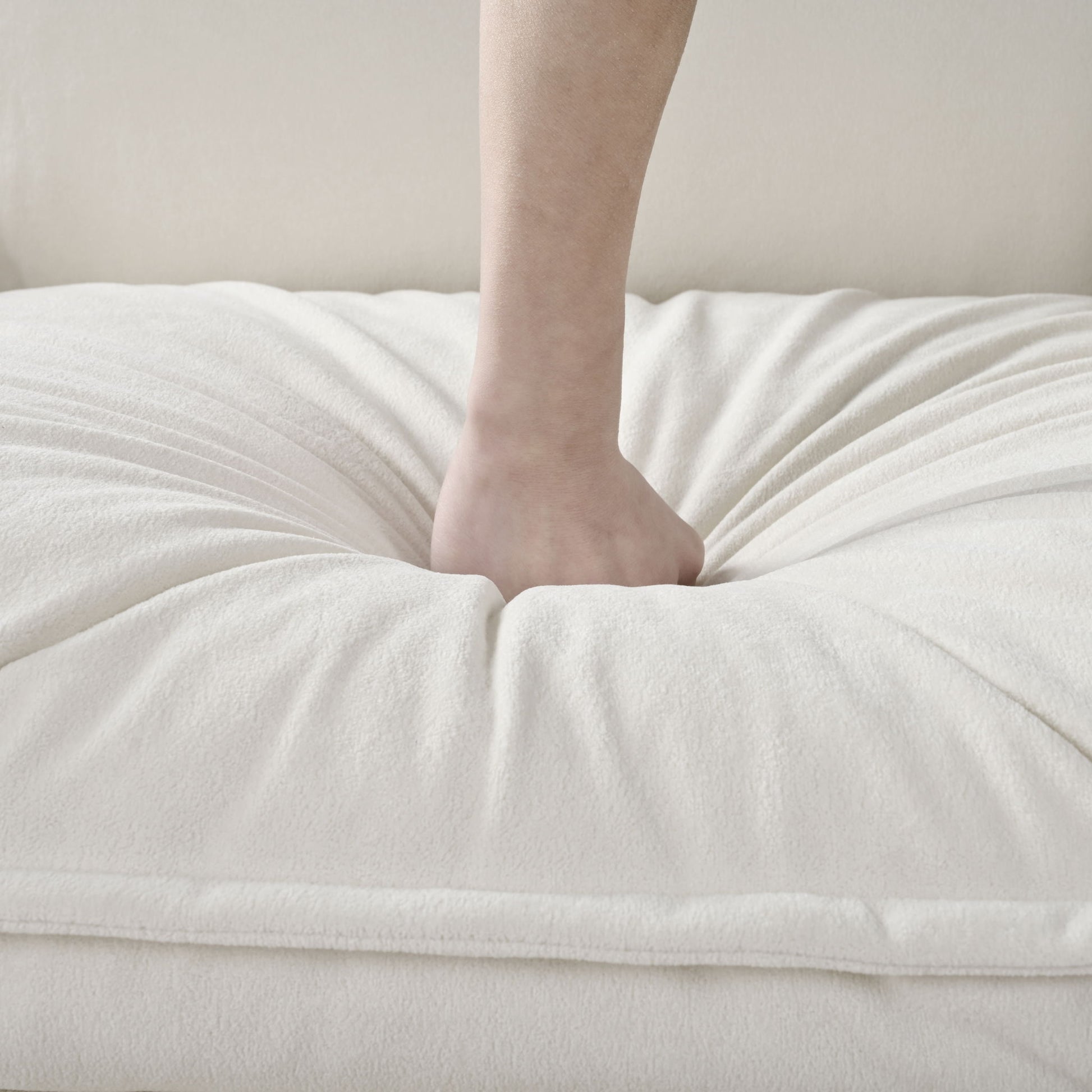 Modern Chenille Oversized Deep Seat Luxury 2 Piece Sofa Set With 4 Pillows - Best Buy Furniture