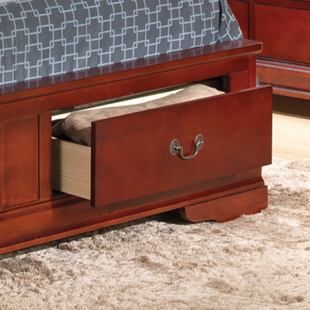 Louis Phillipe - Storage Bed - Best Buy Furniture