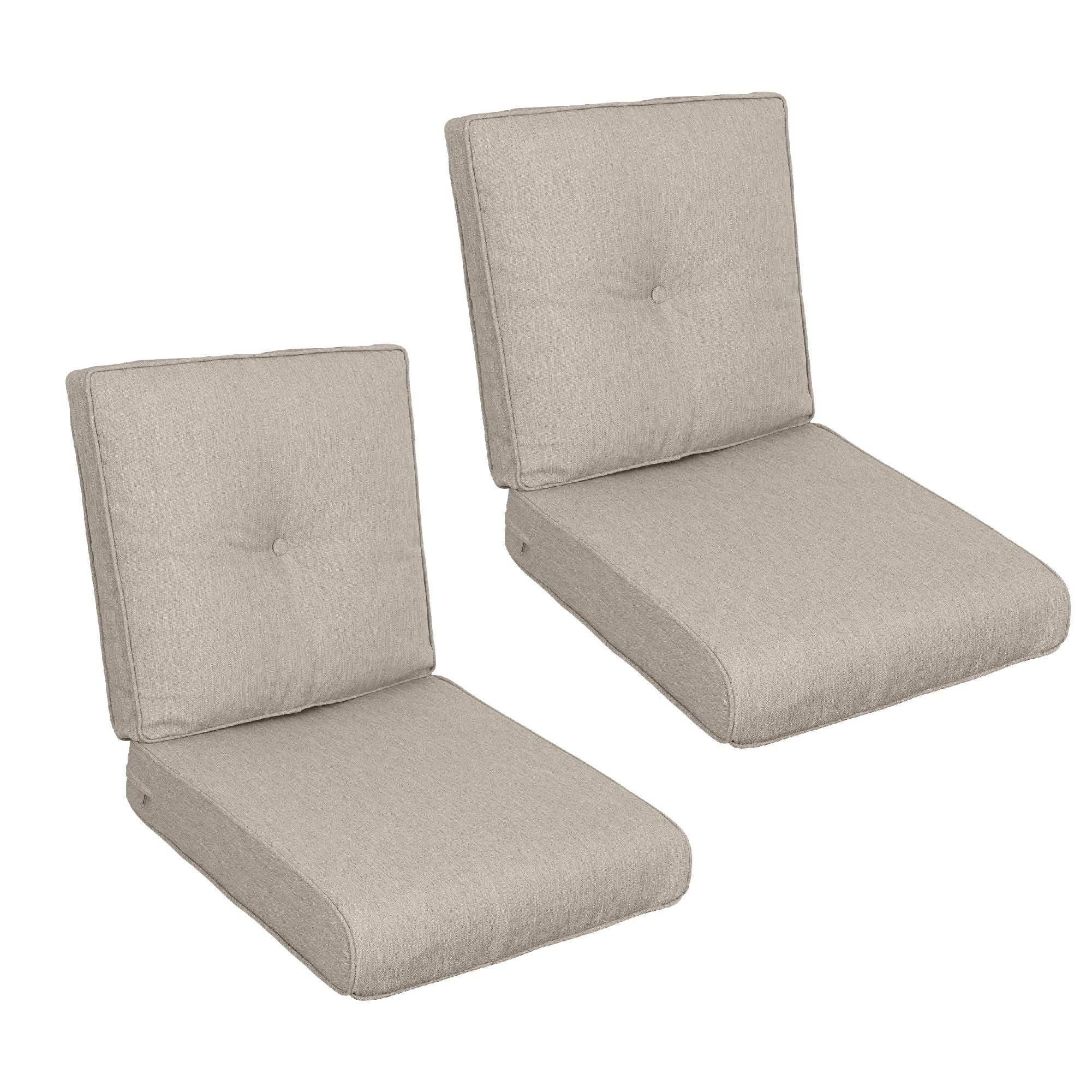 High Back Patio Chair Cushions For Garden (Set of 2) - Best Buy Furniture