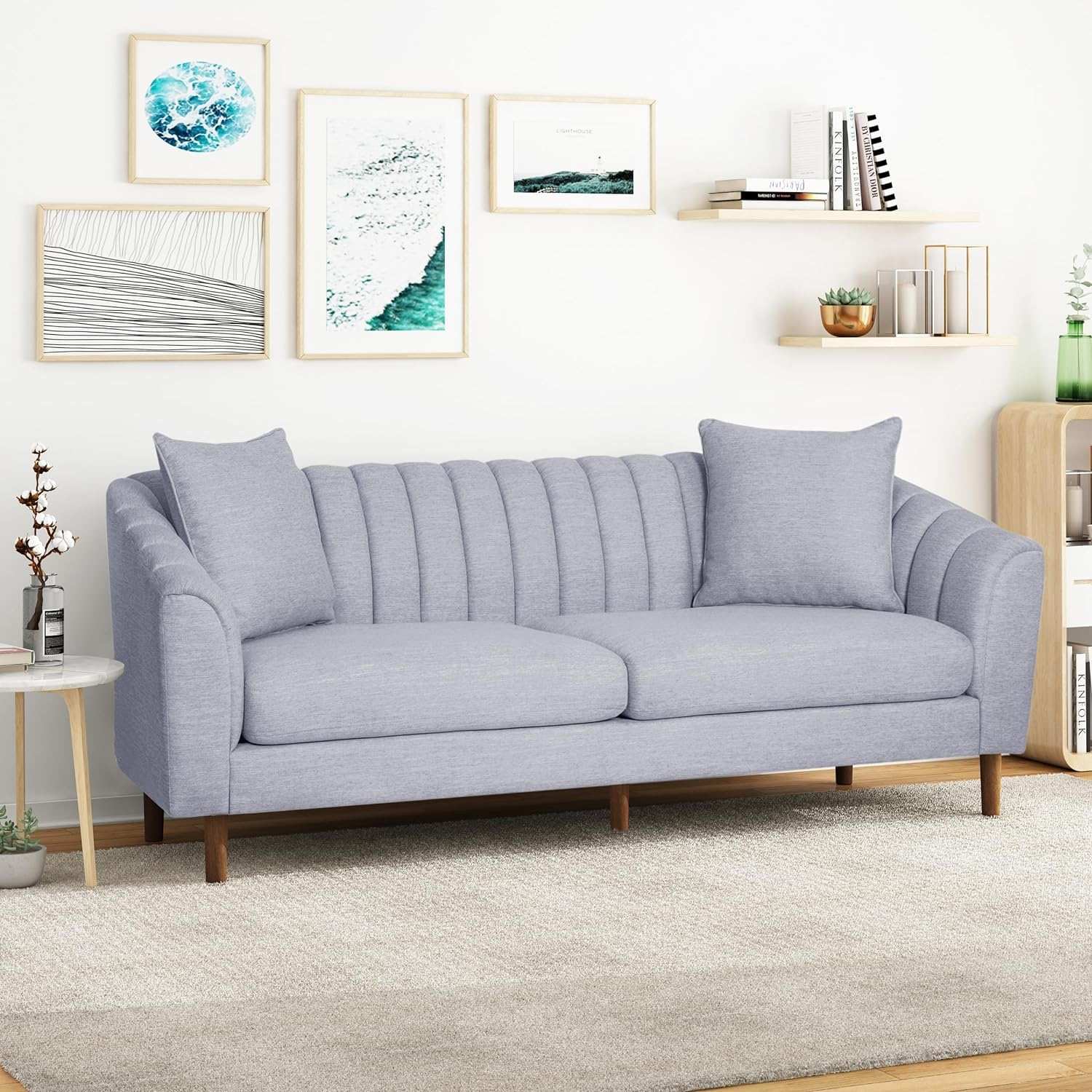 Contemporary 3 Seater Sofa With Plush Accents - Best Buy Furniture
