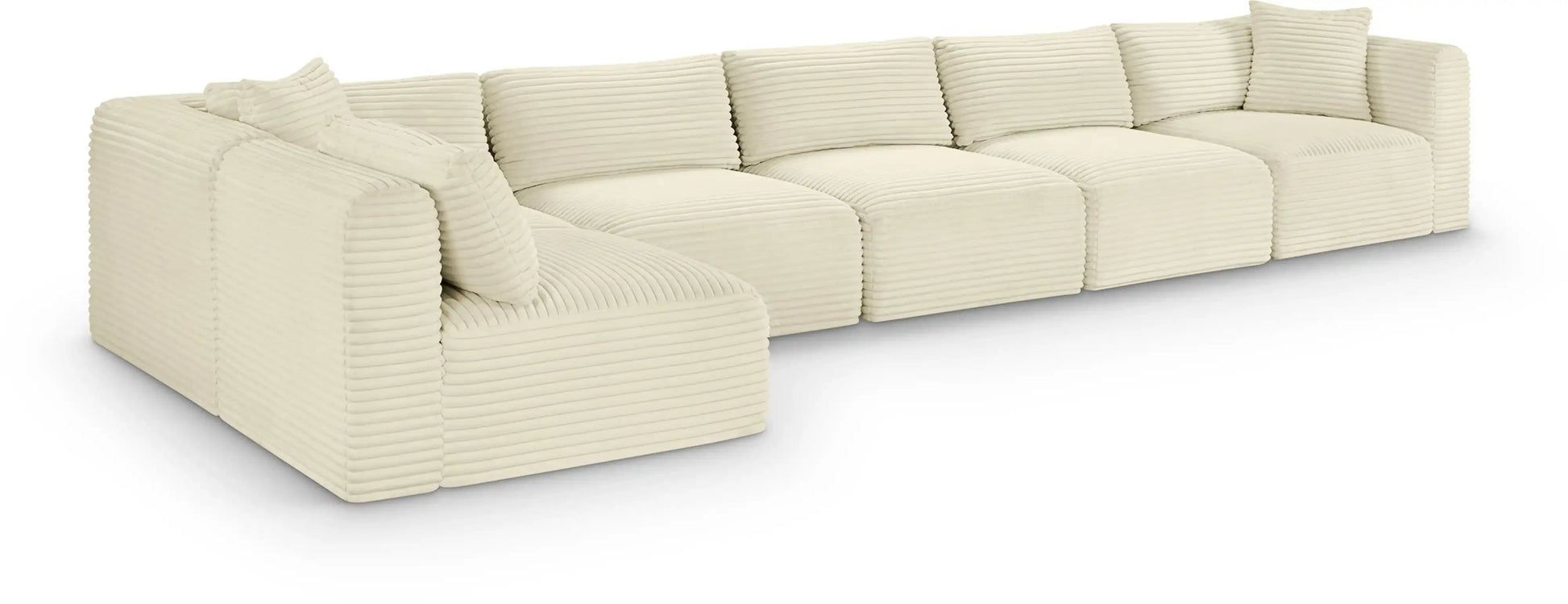 Shaggy - 6 Piece Modular Sectional - Best Buy Furniture