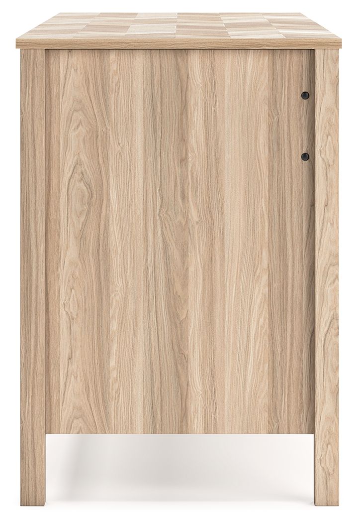 Battelle - Home Office Desk - Tan - Best Buy Furniture