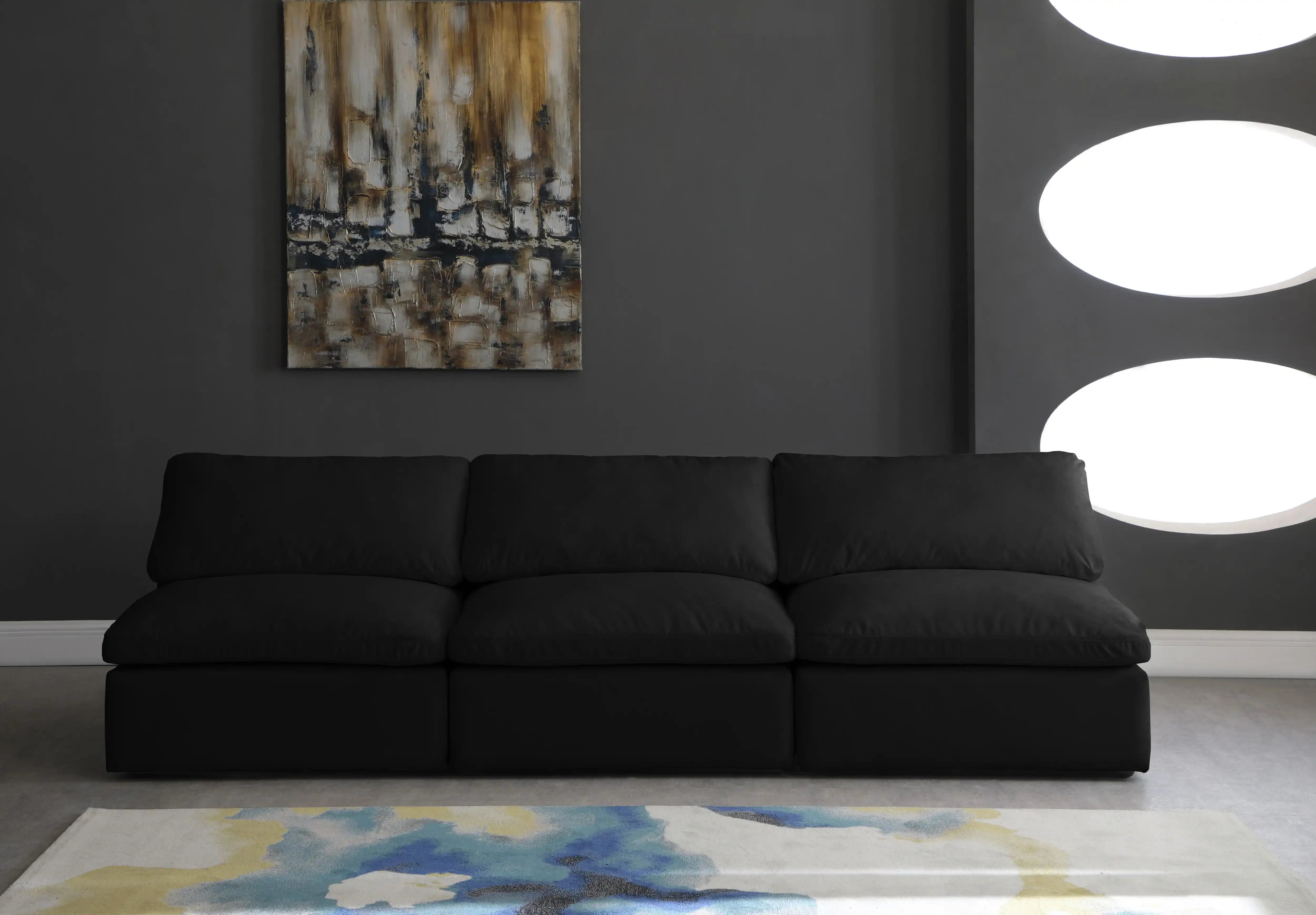 Cozy - Modular Armless 3 Seat Sofa - Best Buy Furniture