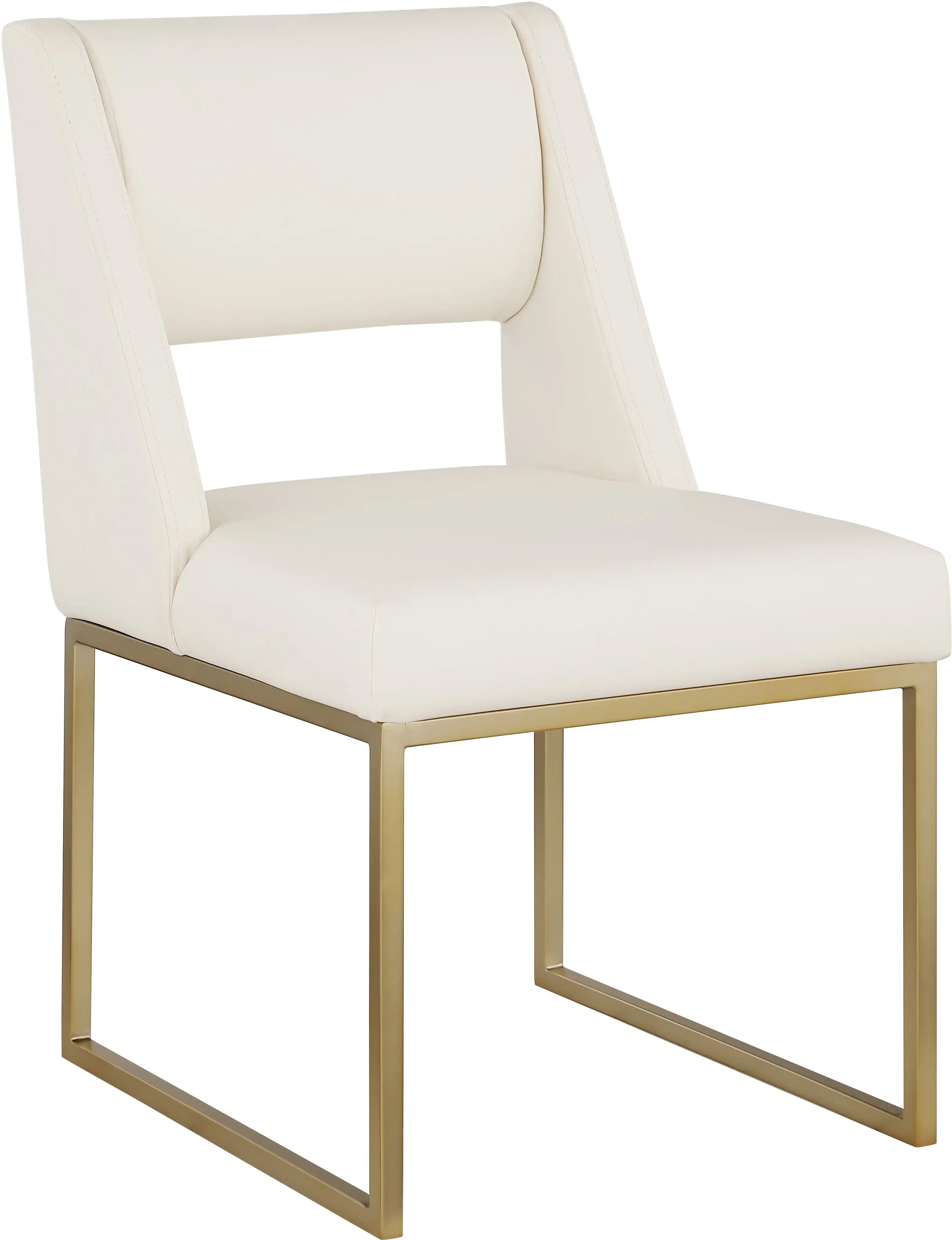 Jayce - Dining Chair (Set of 2), Gold Base - Best Buy Furniture