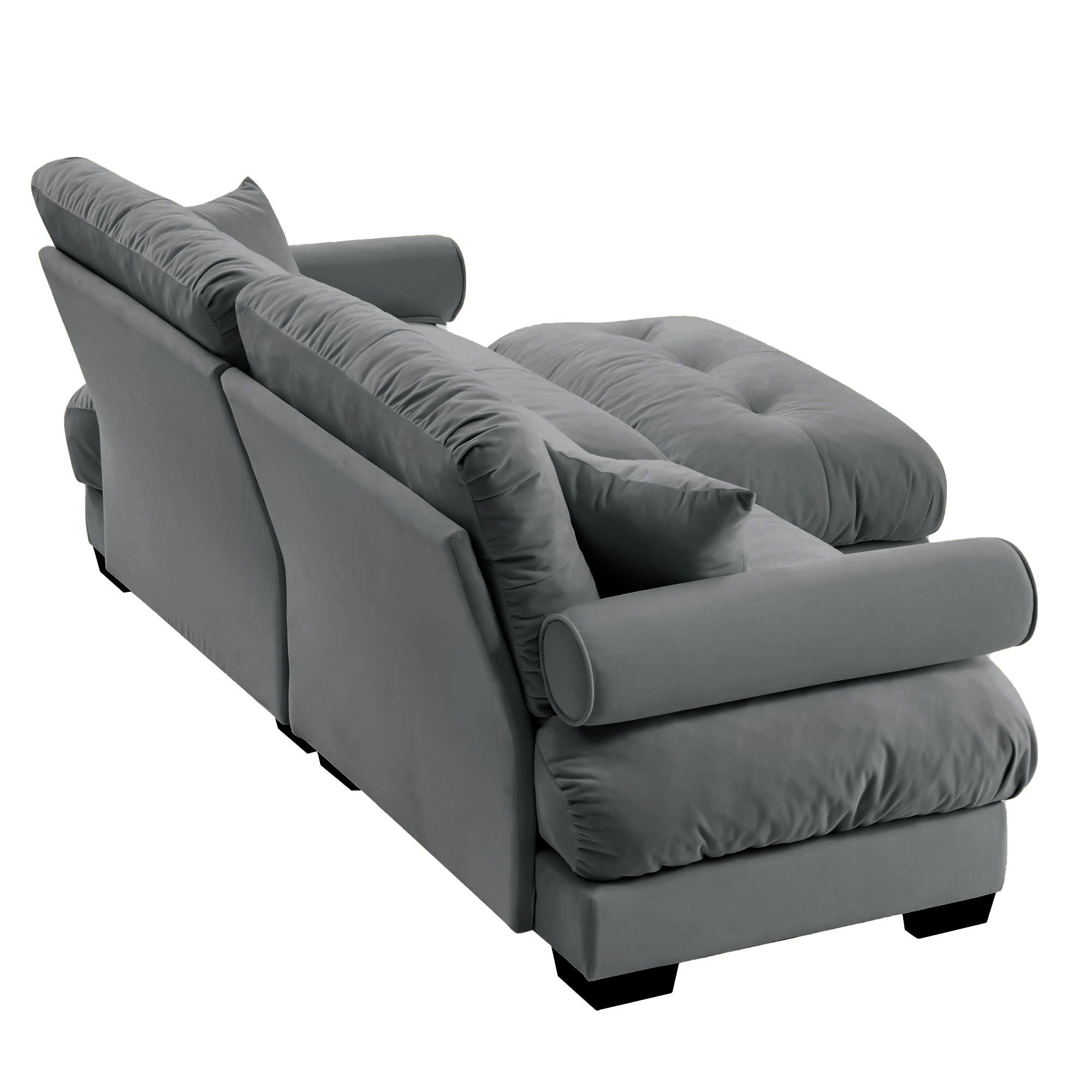 Super Comfort Oversized Modular Sectional Sofa With Movable Ottoman - Best Buy Furniture