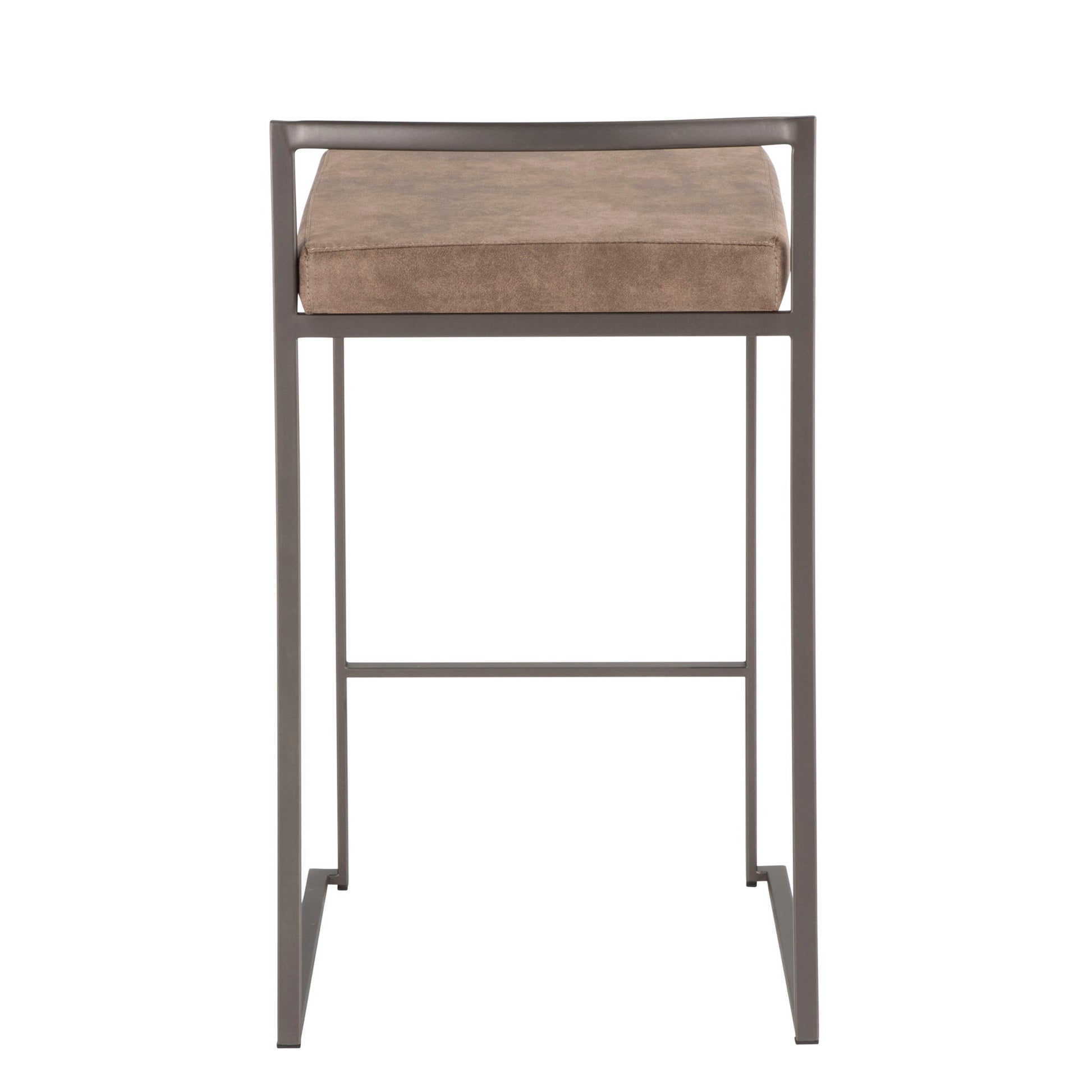 Fuji - Industrial Stackable Counter Stool Elegant Design - Best Buy Furniture
