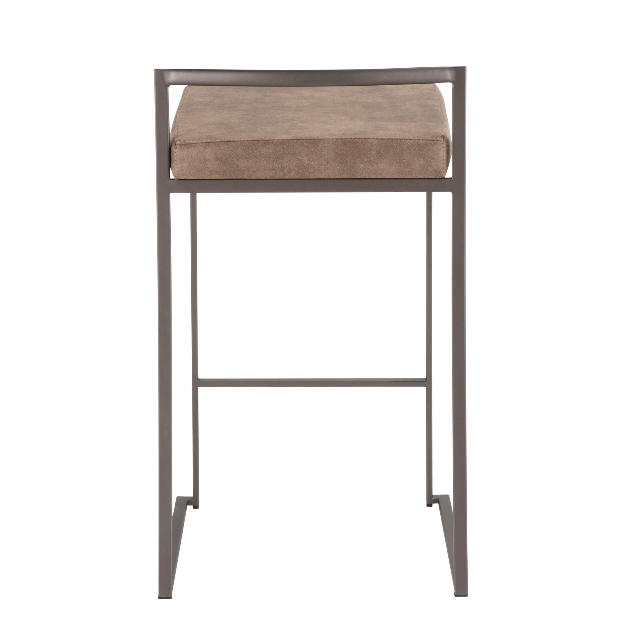 Fuji - Industrial Stackable Counter Stool Elegant Design - Best Buy Furniture