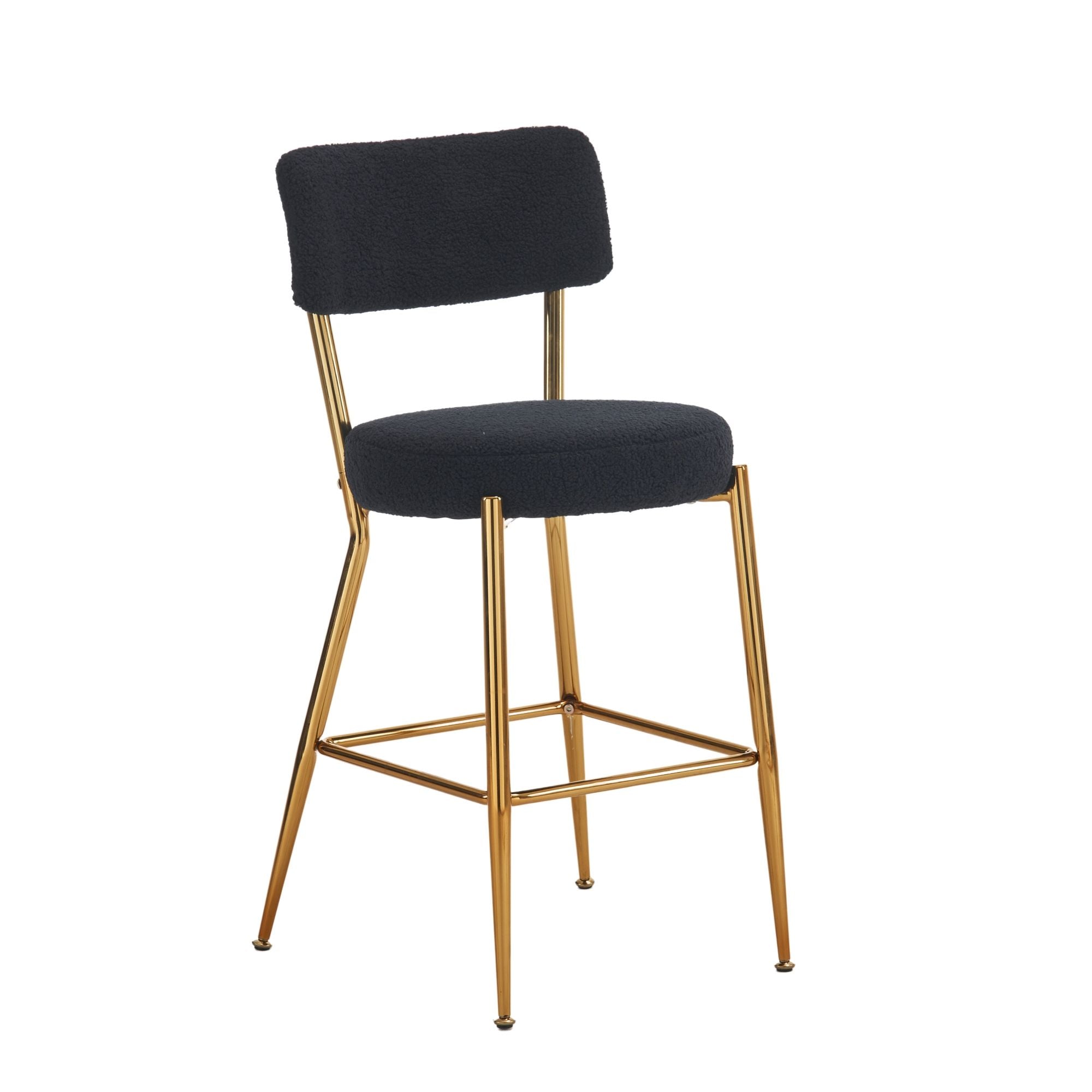 Modern Teddy Fabric Upholstered Bar Stools - Best Buy Furniture