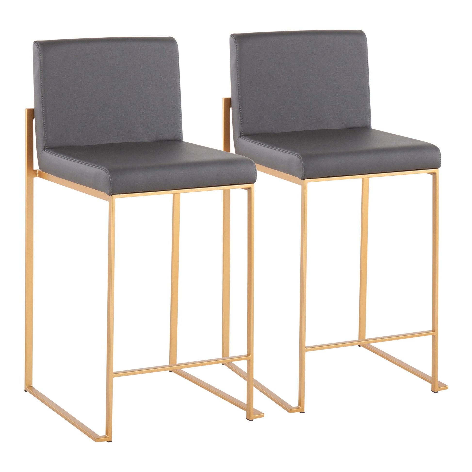 Fuji - Contemporary High Back Stylish Counter Stool - Best Buy Furniture