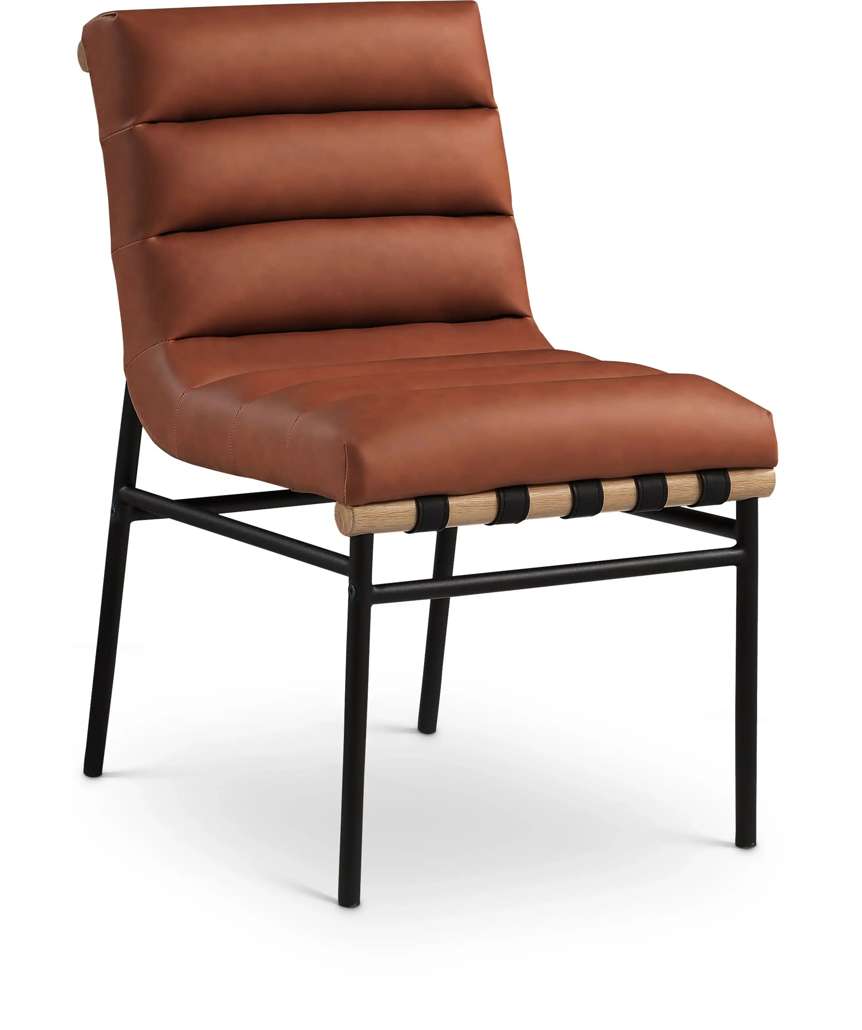 Burke - Dining Chair (Set of 2) - Cognac - Best Buy Furniture