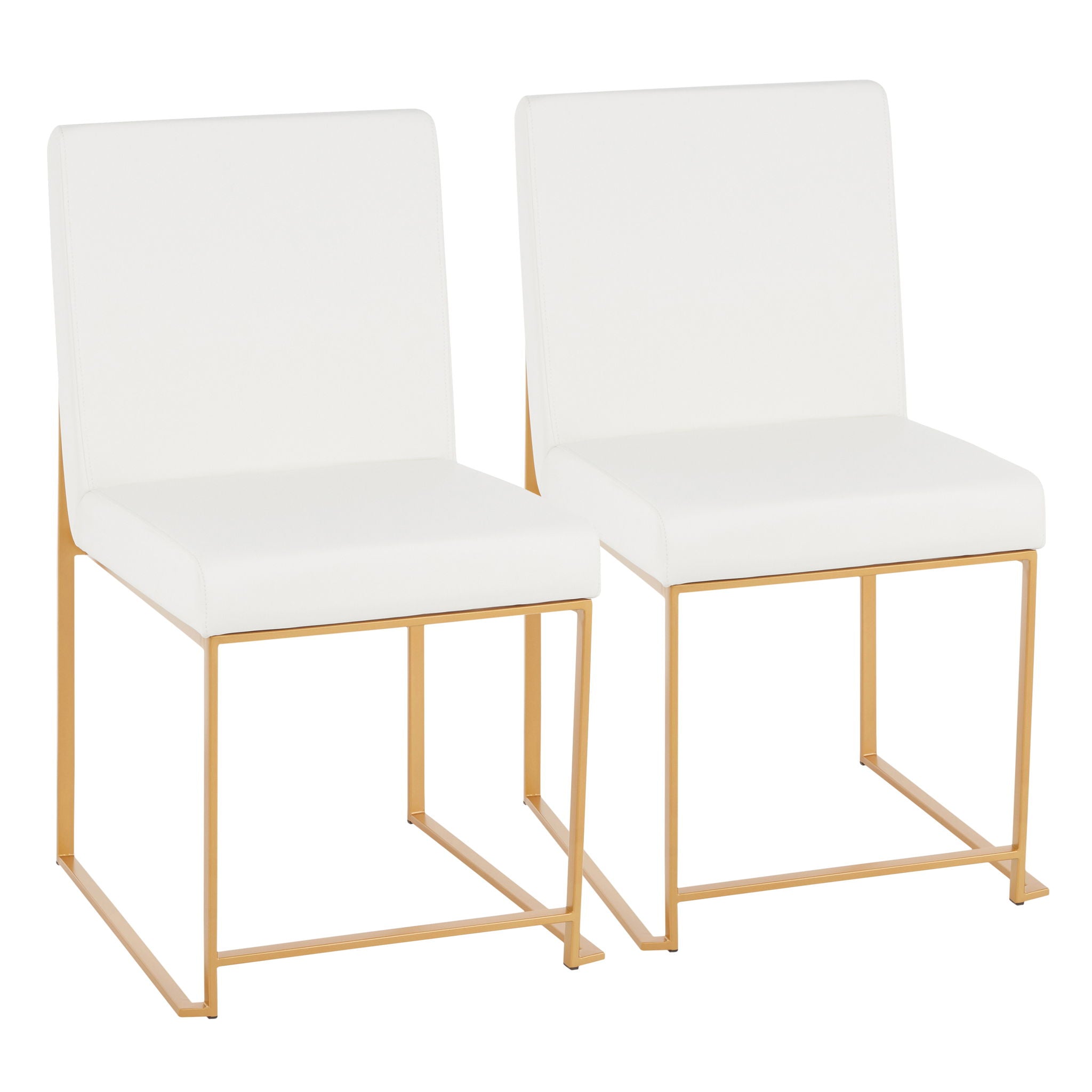 Fuji - Contemporary Stylish Frame, High Back Dining Chair (Set of 2) - Best Buy Furniture