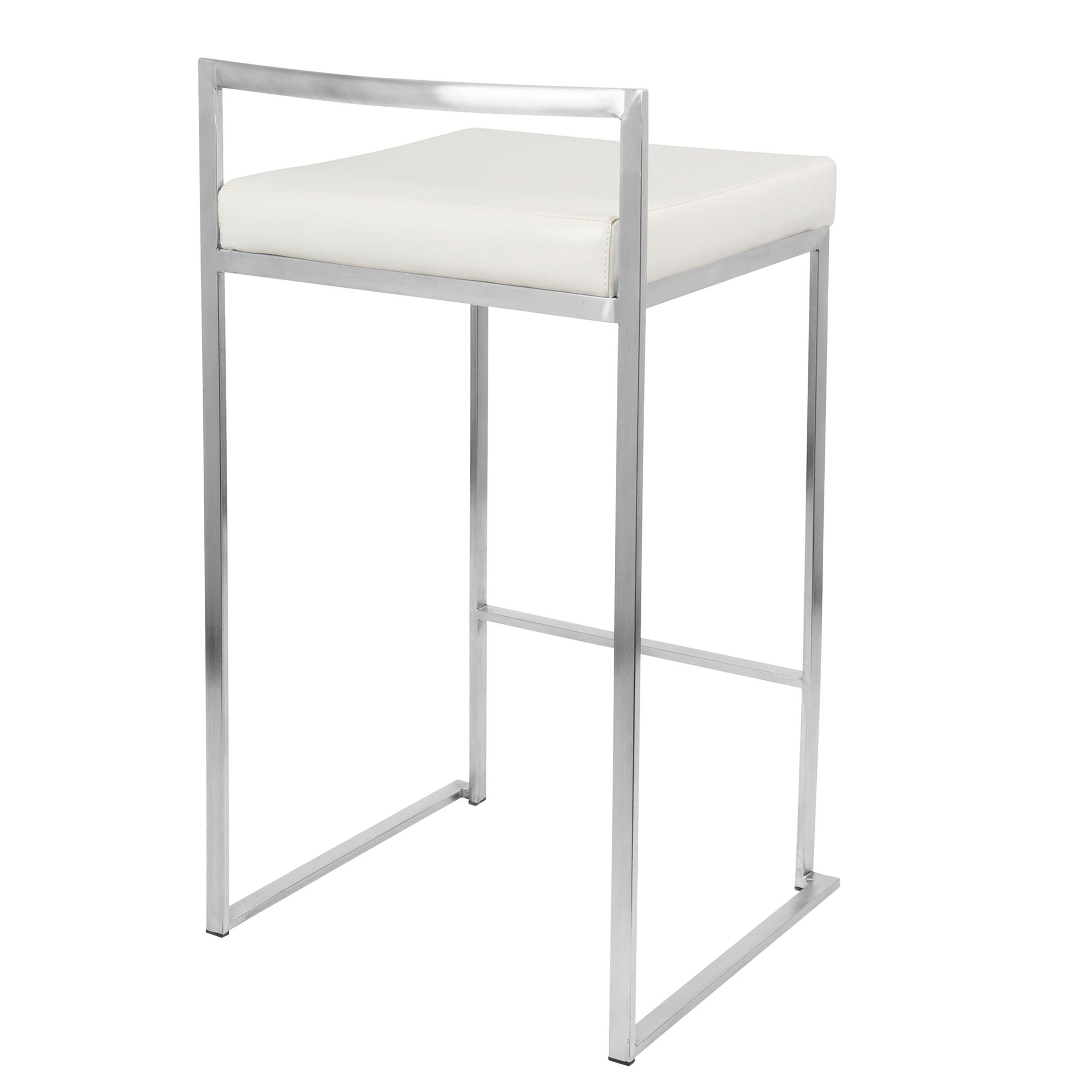 Fuji - Contemporary, Stackable Elegant Counter Stool (Set of 2) - Best Buy Furniture