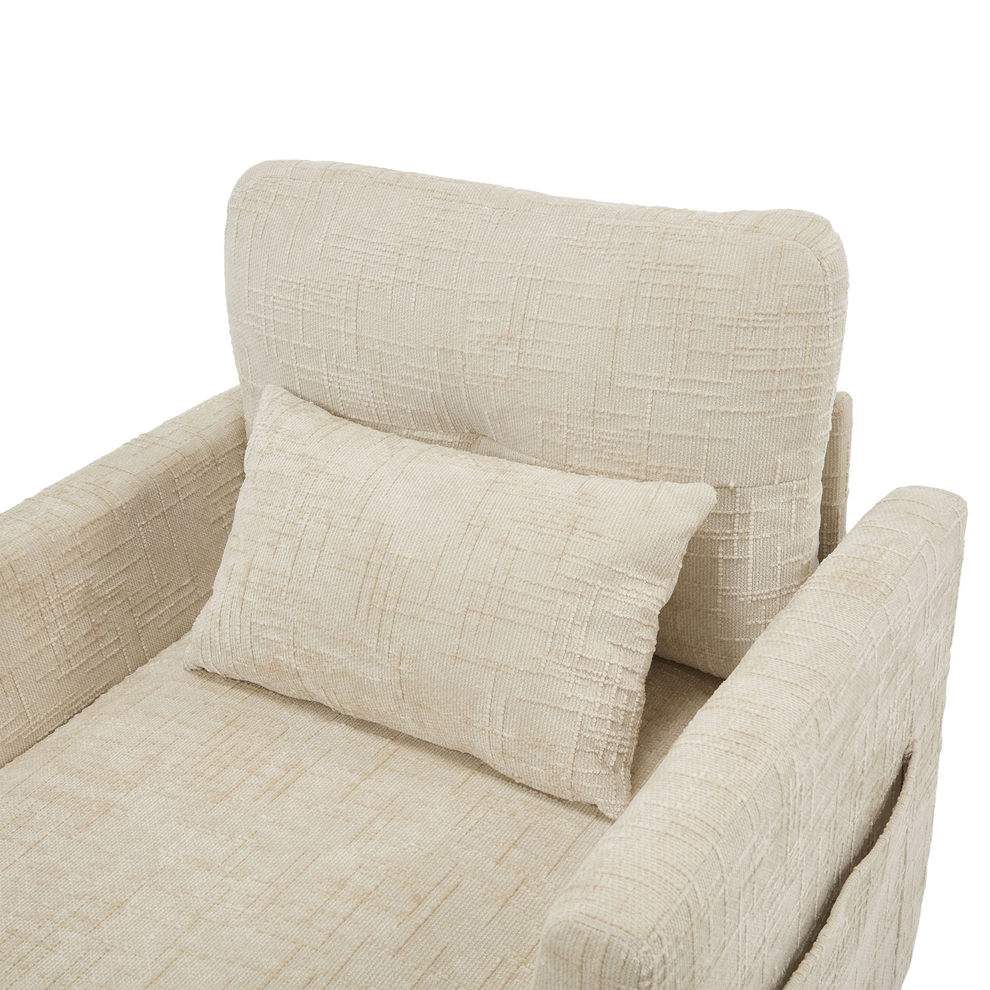 Multifunctional Chenille Recliner Sofa With Storage And Phone Bracket - Best Buy Furniture
