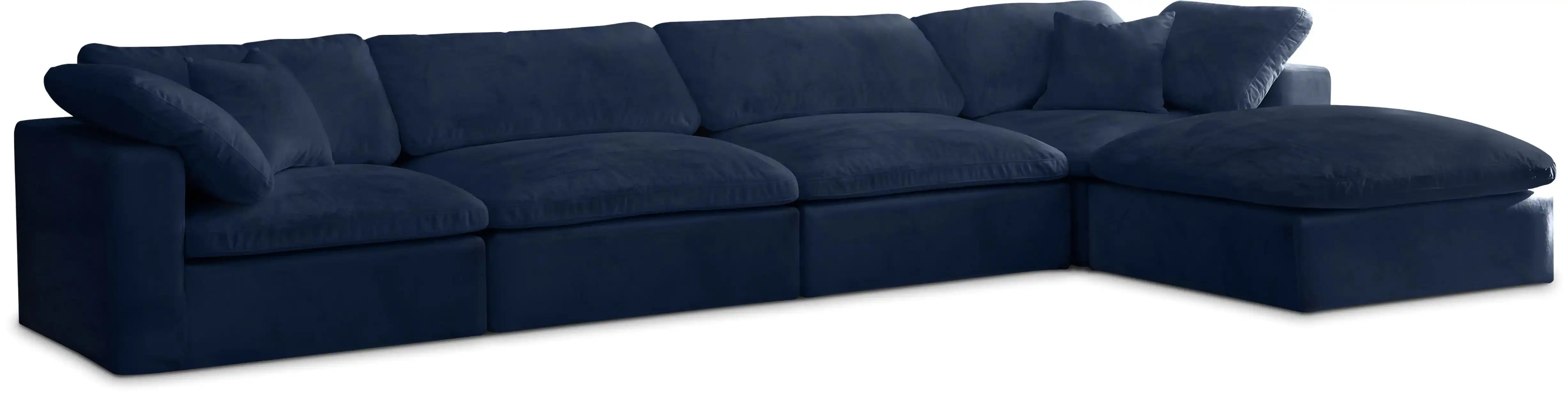 Cozy - 5 Piece Modular Sectional With Chaise - Best Buy Furniture