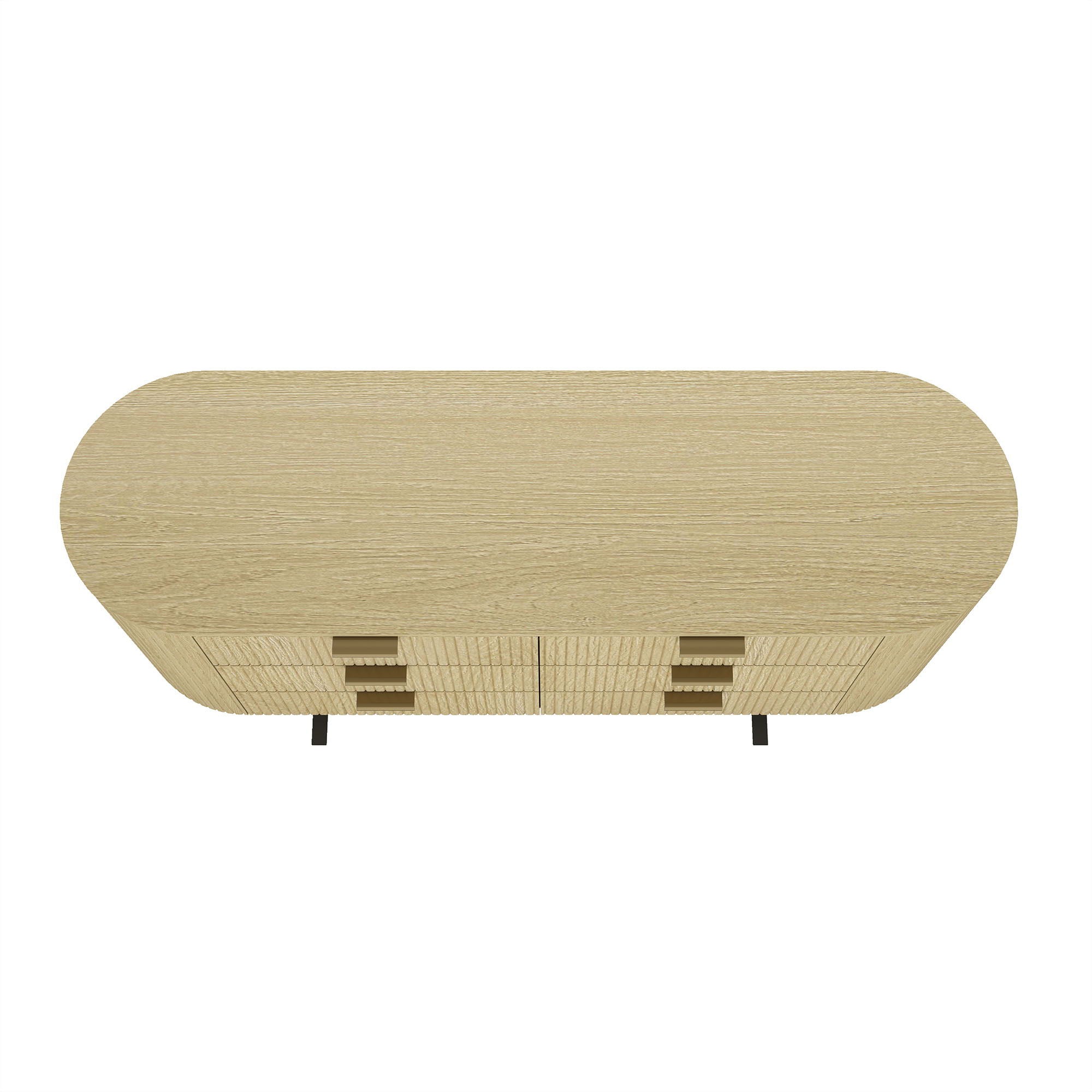 Olivia - Double Dresser With 6 Drawers - Oak