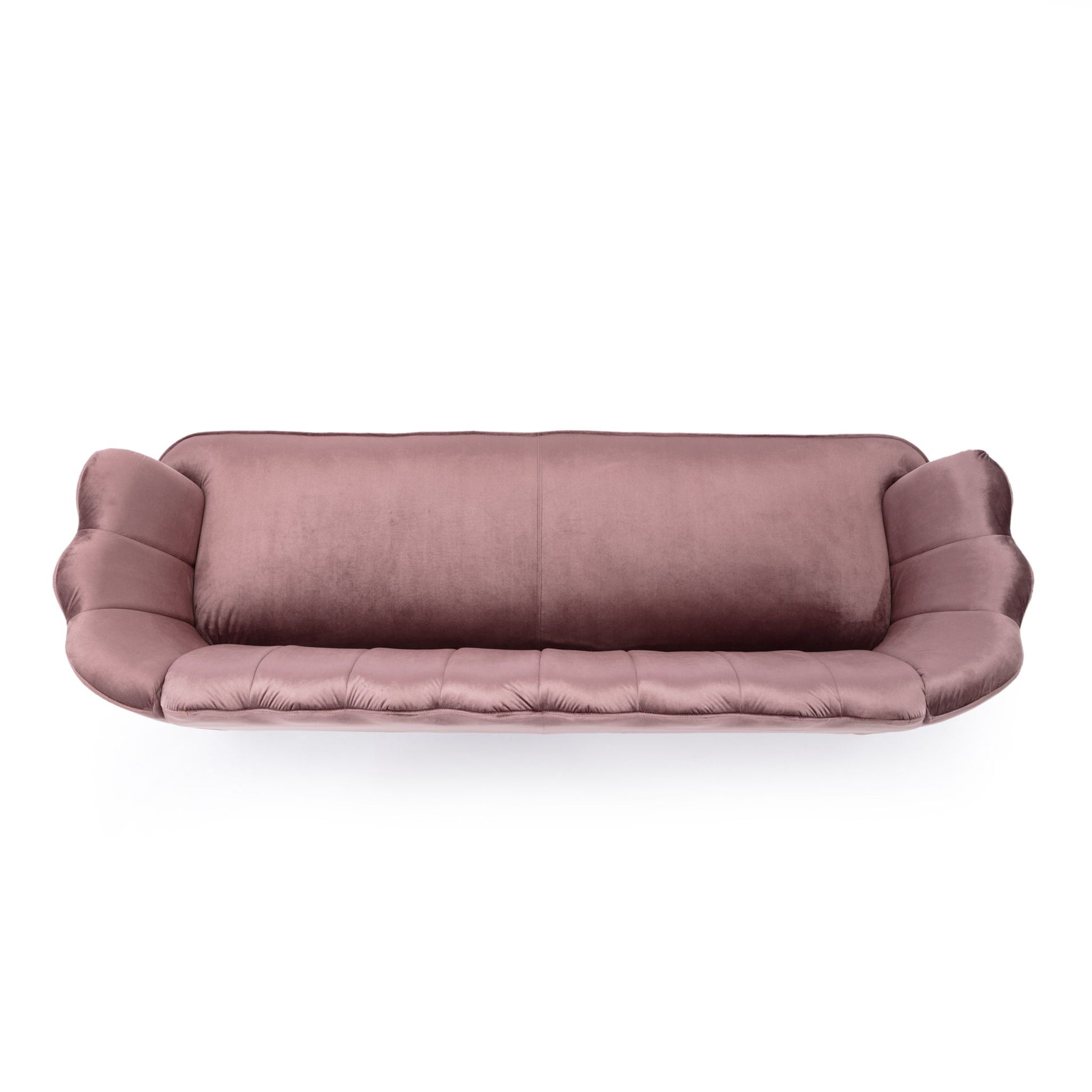 Modern Glam 3 Seater Sofa With Velvet Texture - Best Buy Furniture